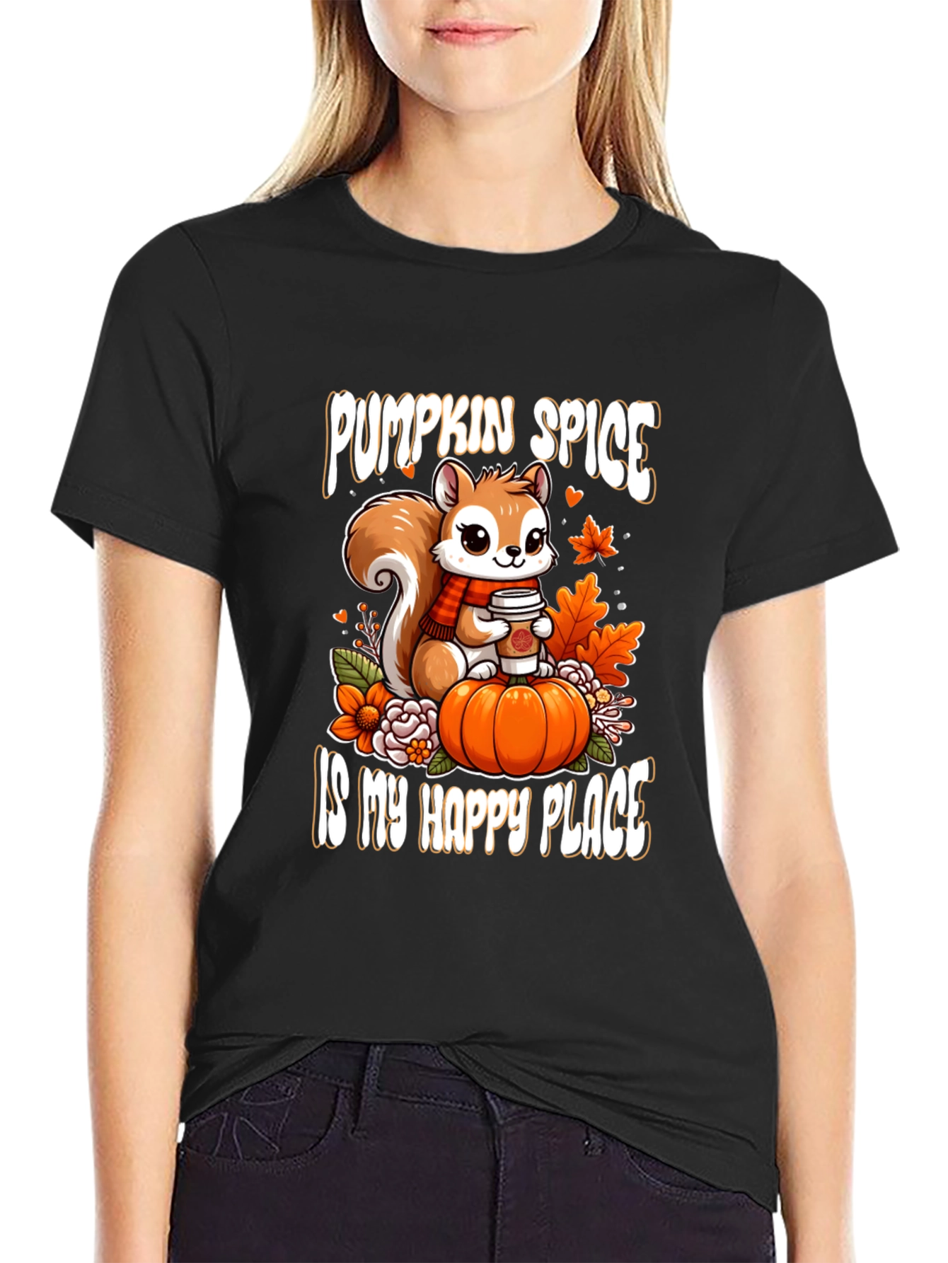 Pumpkin Spice Squirrel T-Shirt