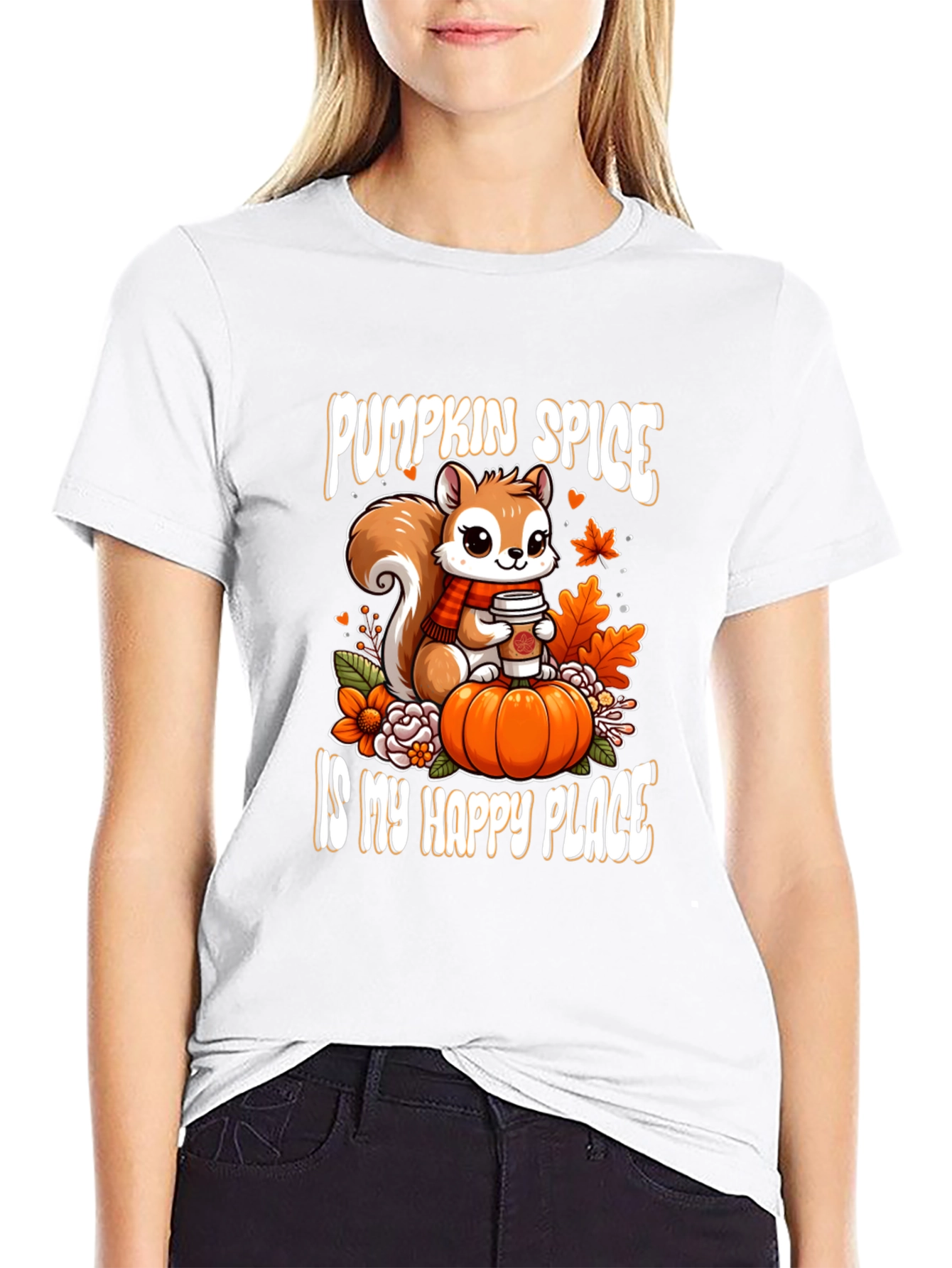 Pumpkin Spice Squirrel T-Shirt
