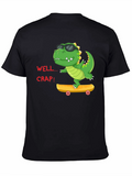 Dino Skateboard T-Shirt: Well... Crap!