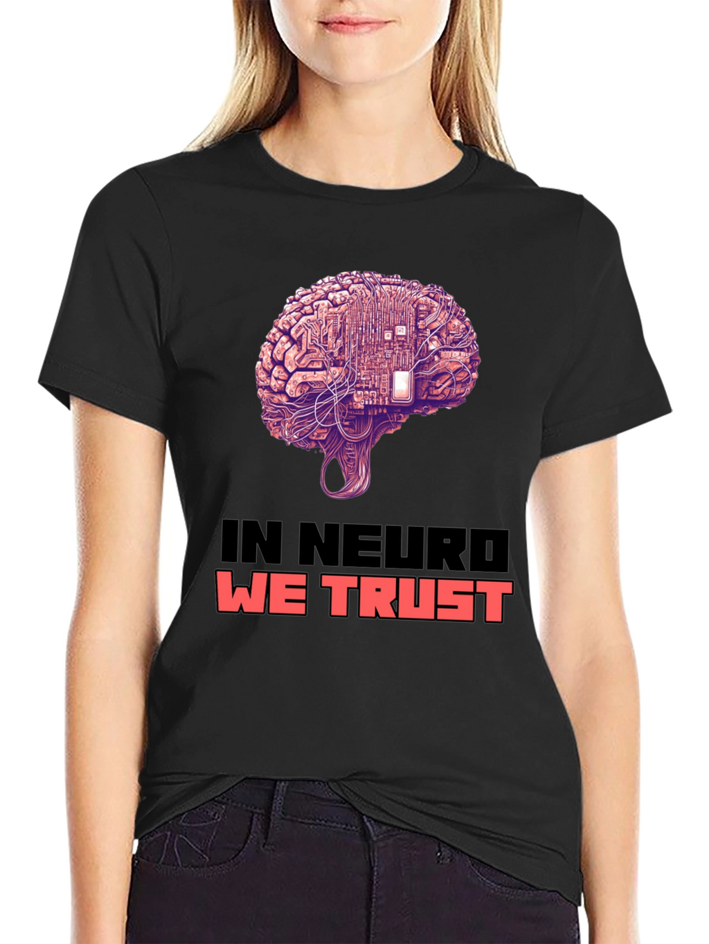 In Neuro We Trust Brain Circuit T-Shirt