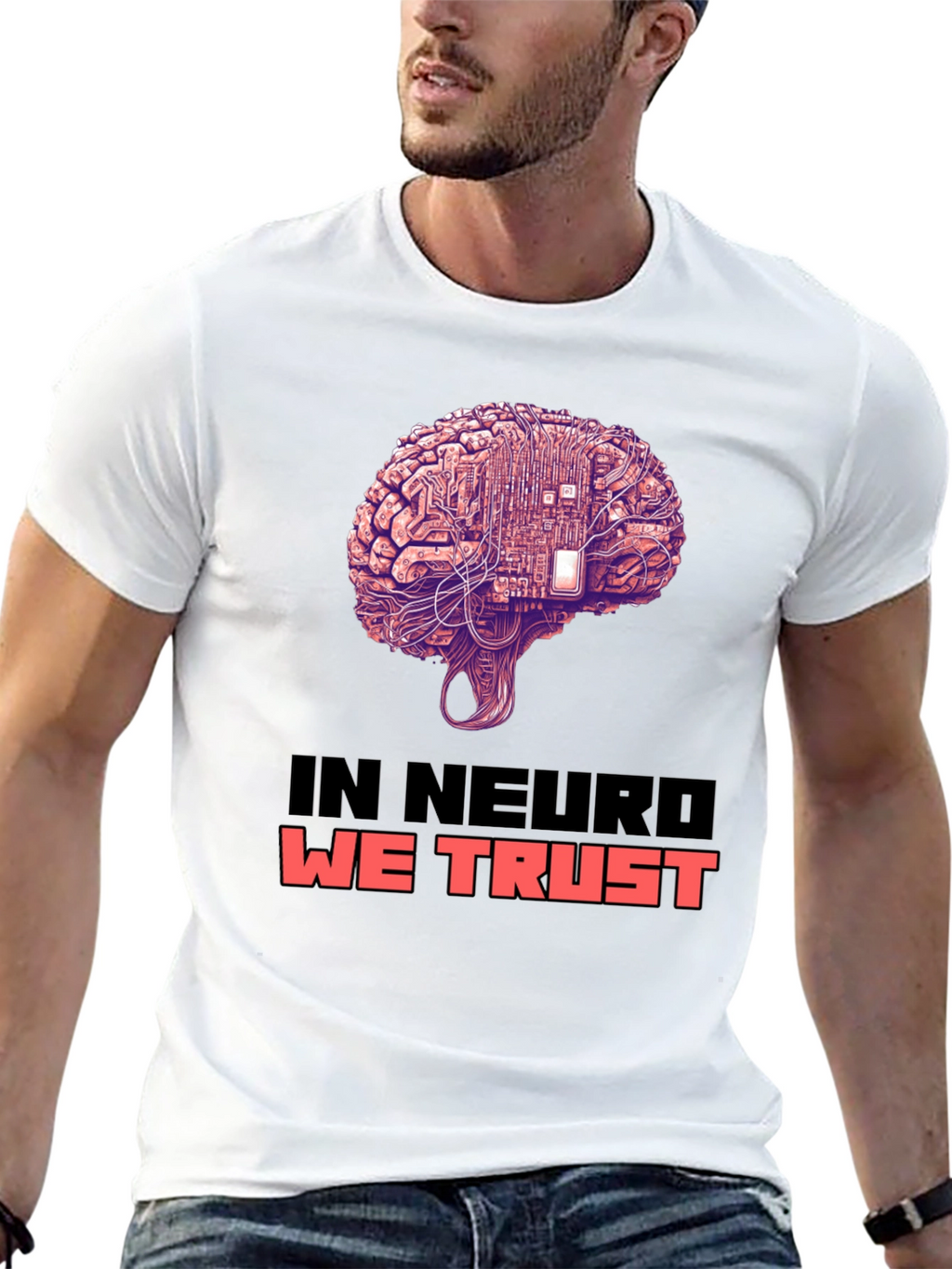 In Neuro We Trust Brain Circuit T-Shirt