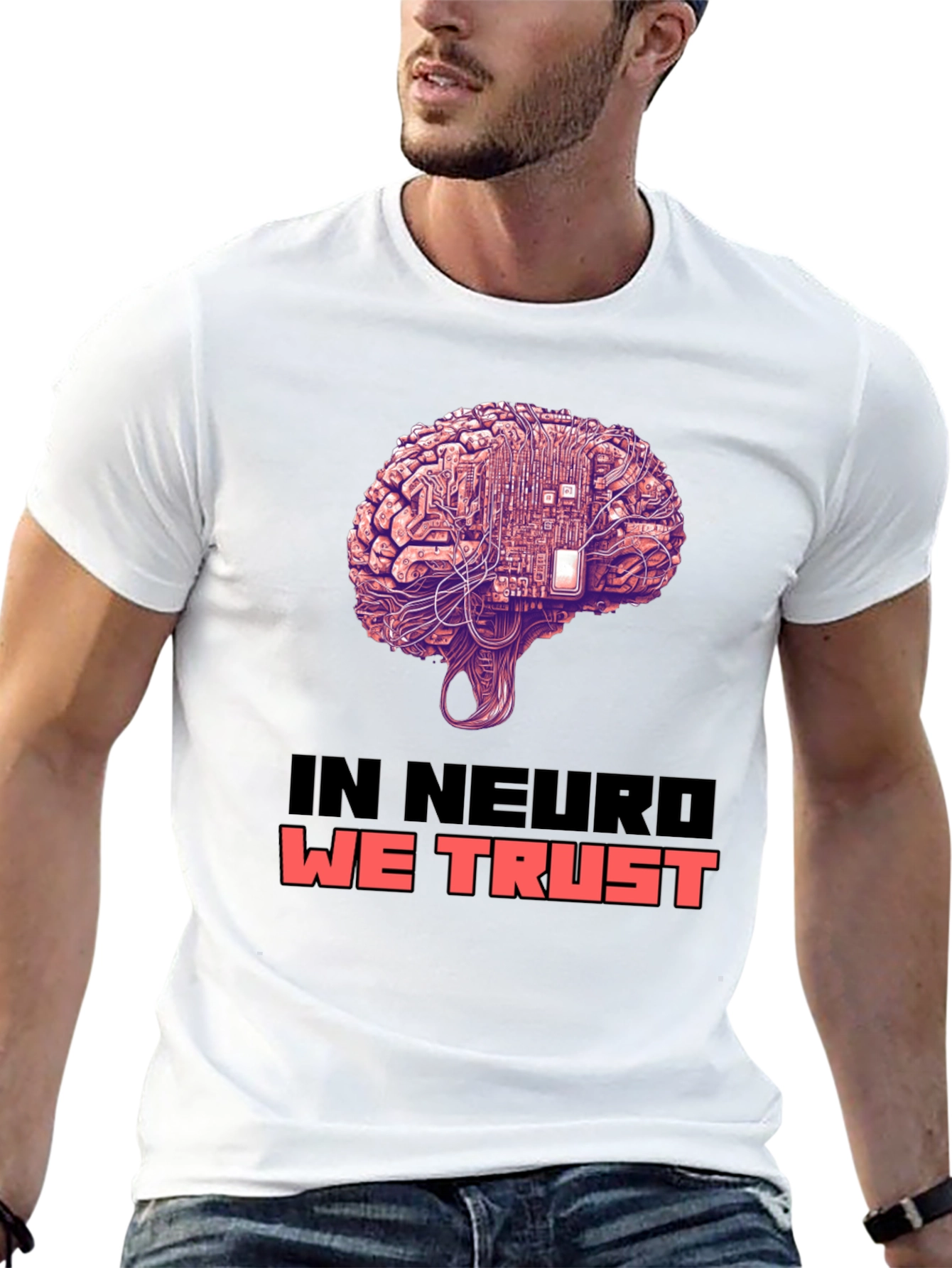 In Neuro We Trust Brain Circuit T-Shirt