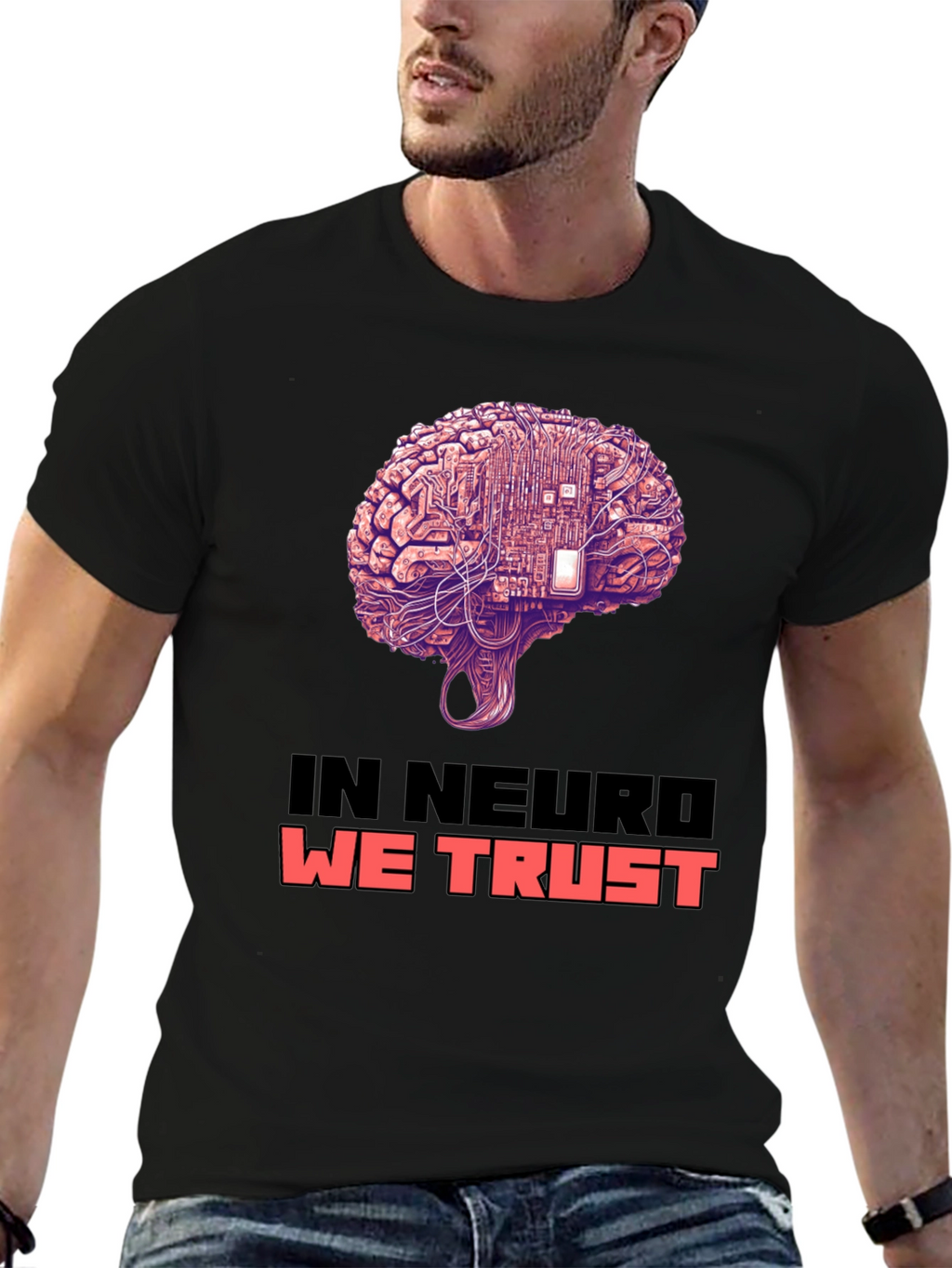 In Neuro We Trust Brain Circuit T-Shirt