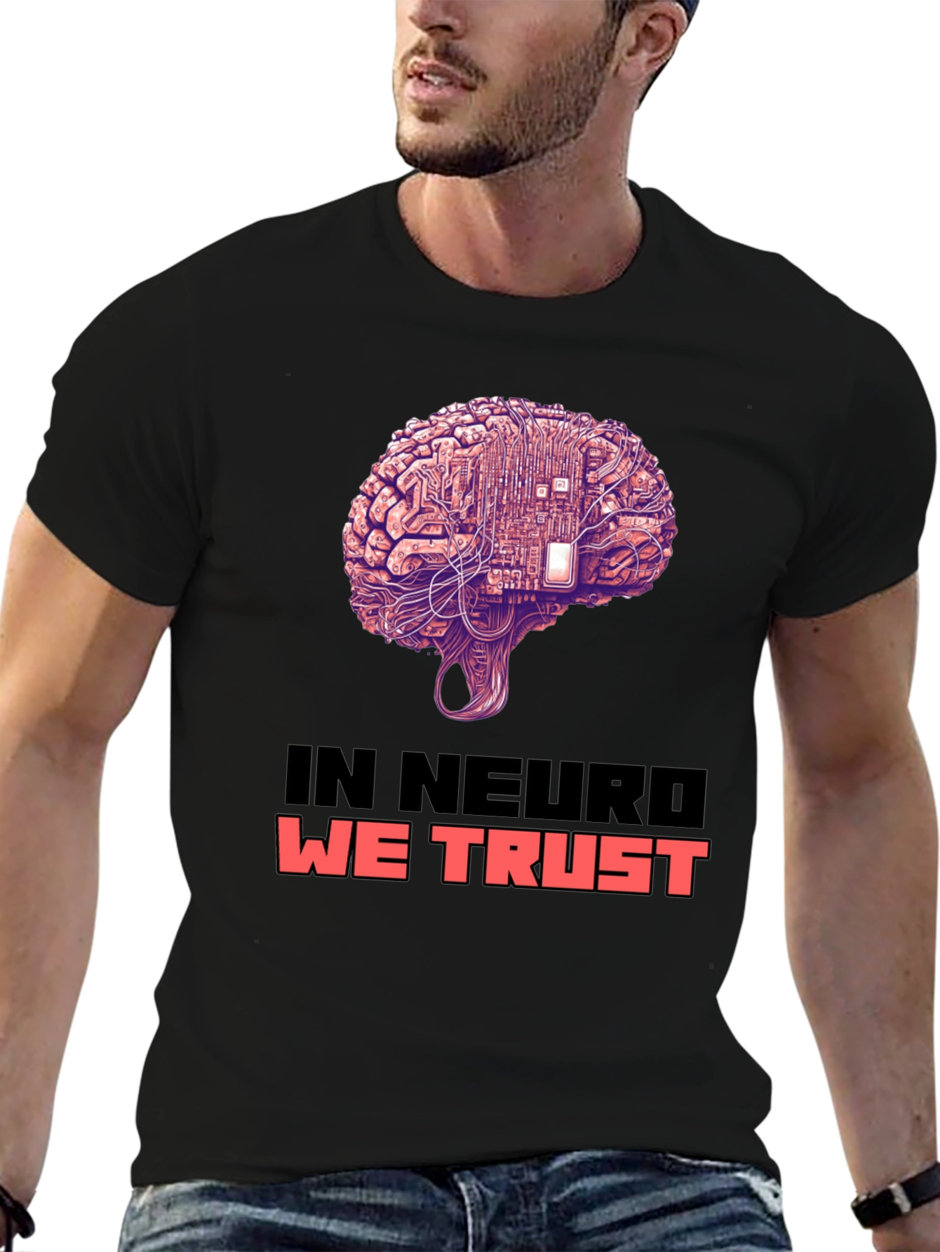 In Neuro We Trust Brain Circuit T-Shirt