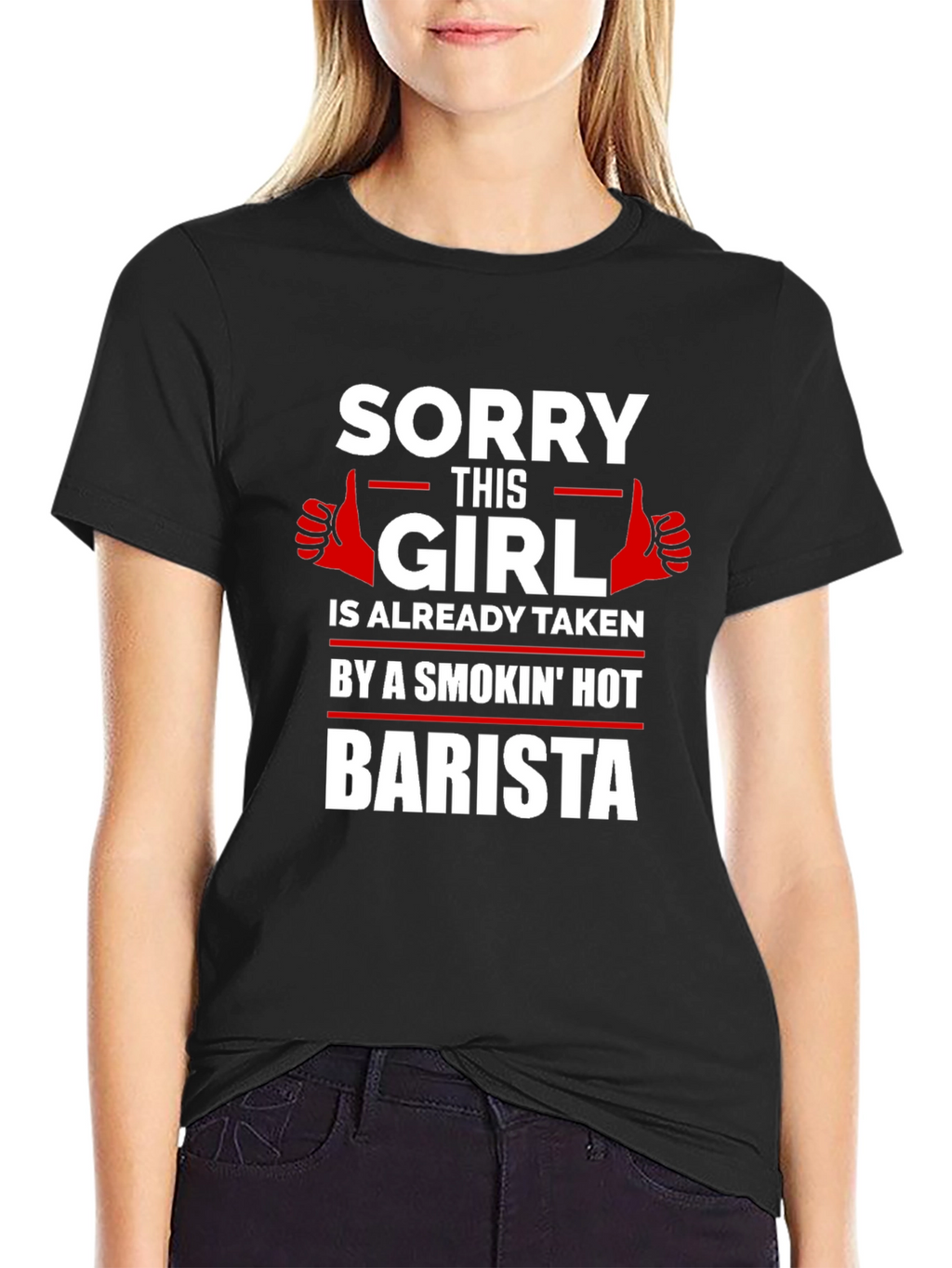 Sorry Girl Taken by Smokin Hot Barista T-Shirt