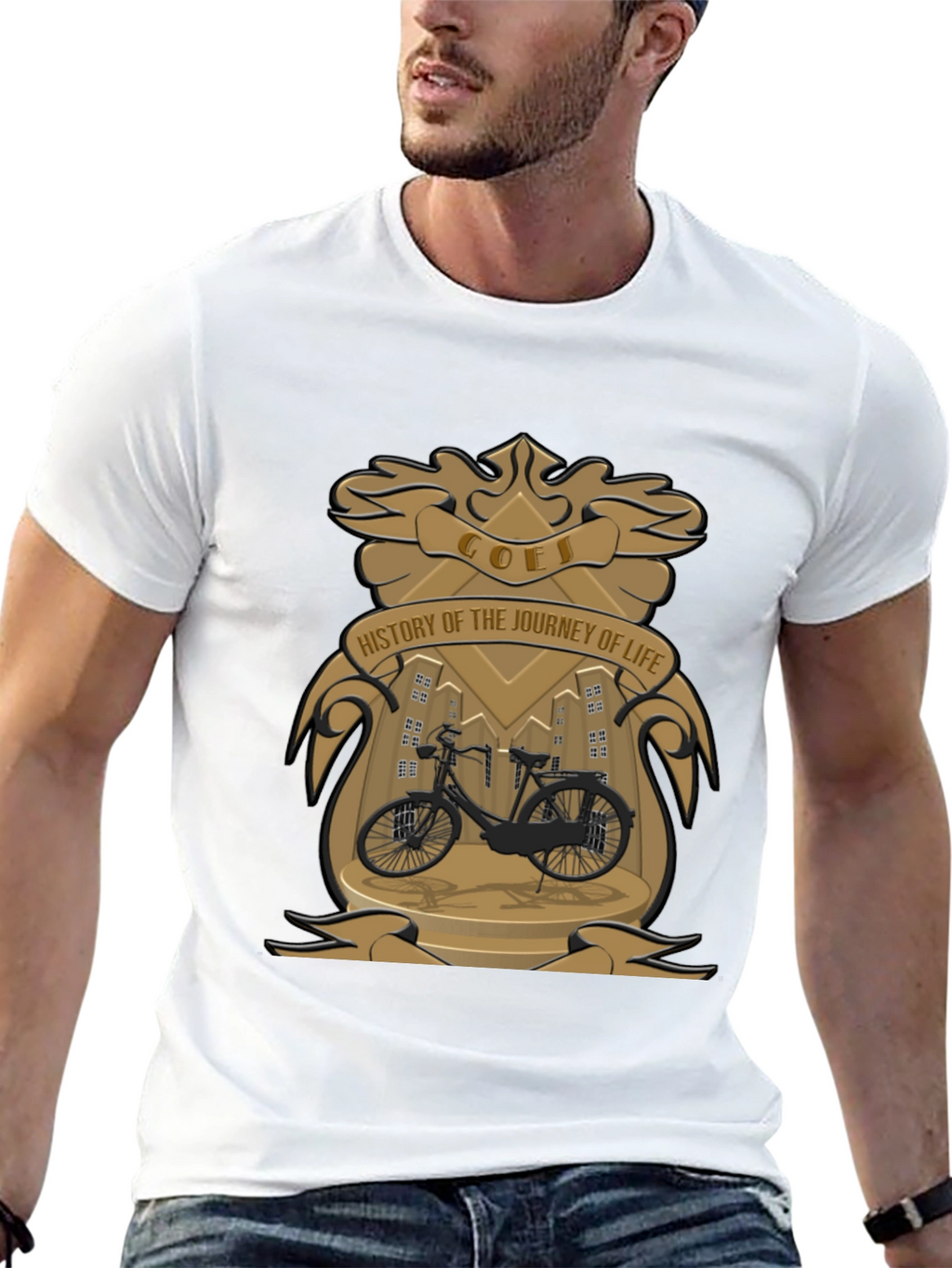 GOEI History of Life Black T-Shirt