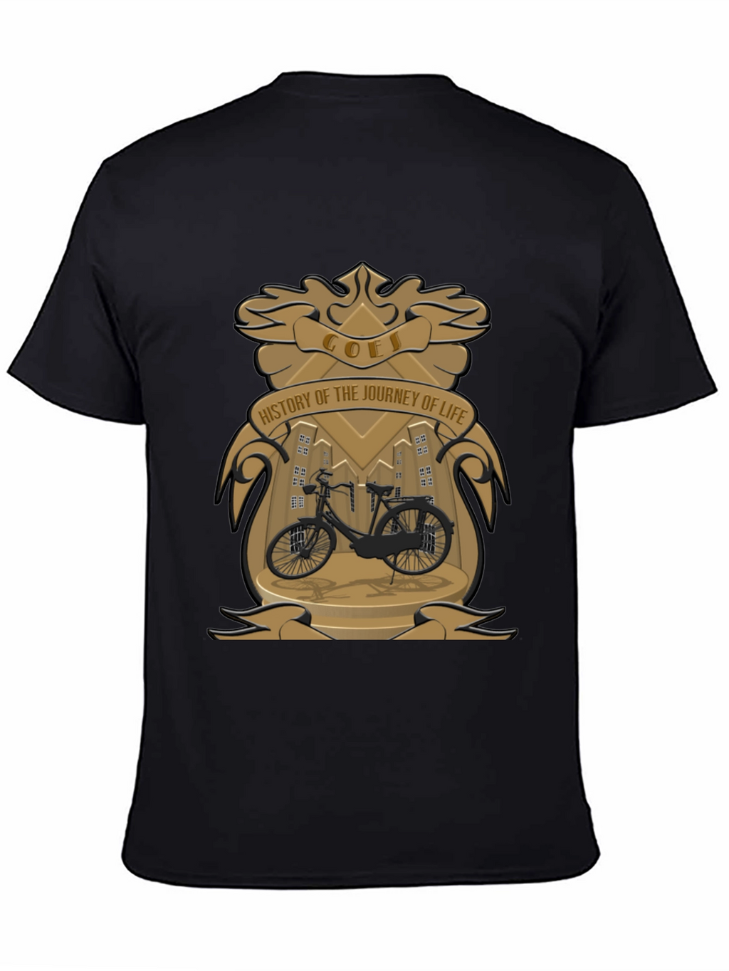 GOEI History of Life Black T-Shirt