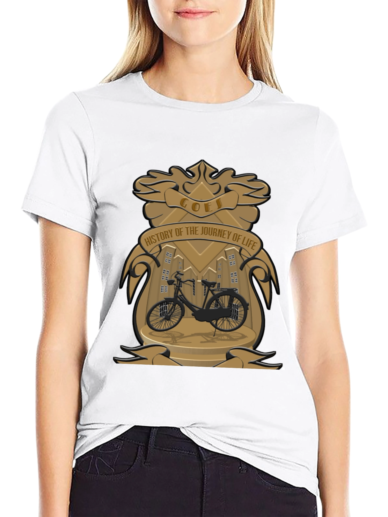 GOEI History of Life Black T-Shirt
