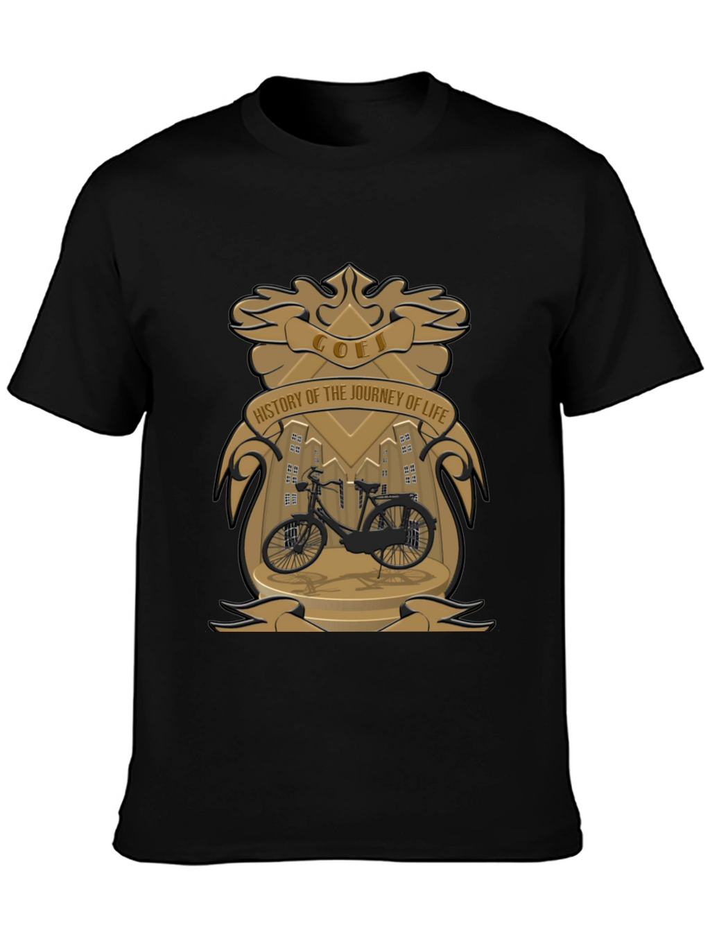 GOEI History of Life Black T-Shirt