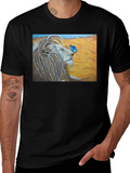 Lion King Butterfly Black T-Shirt
