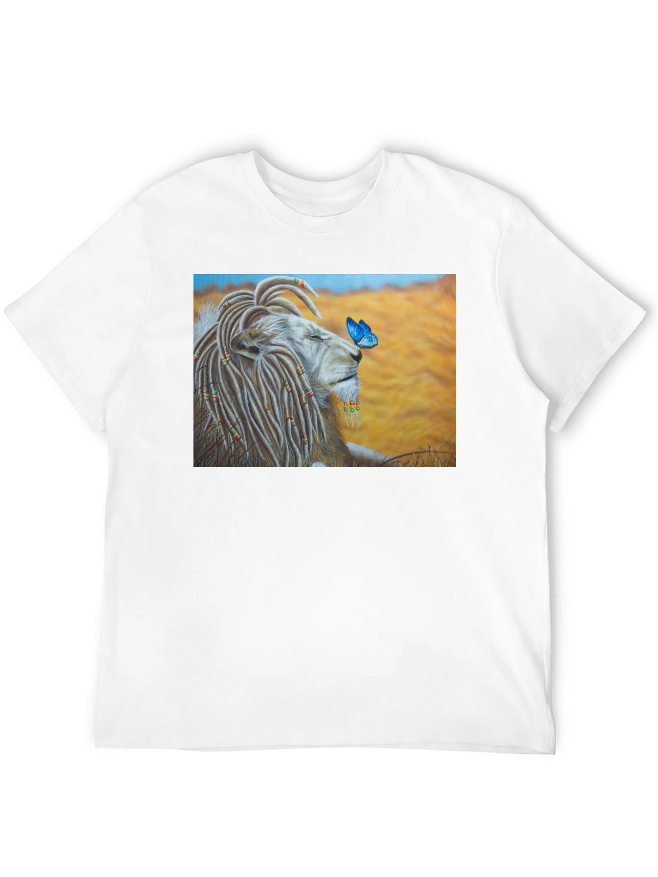Lion King Butterfly Black T-Shirt