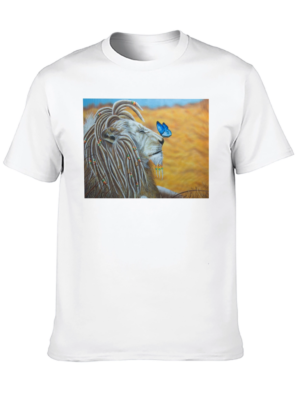 Lion King Butterfly Black T-Shirt
