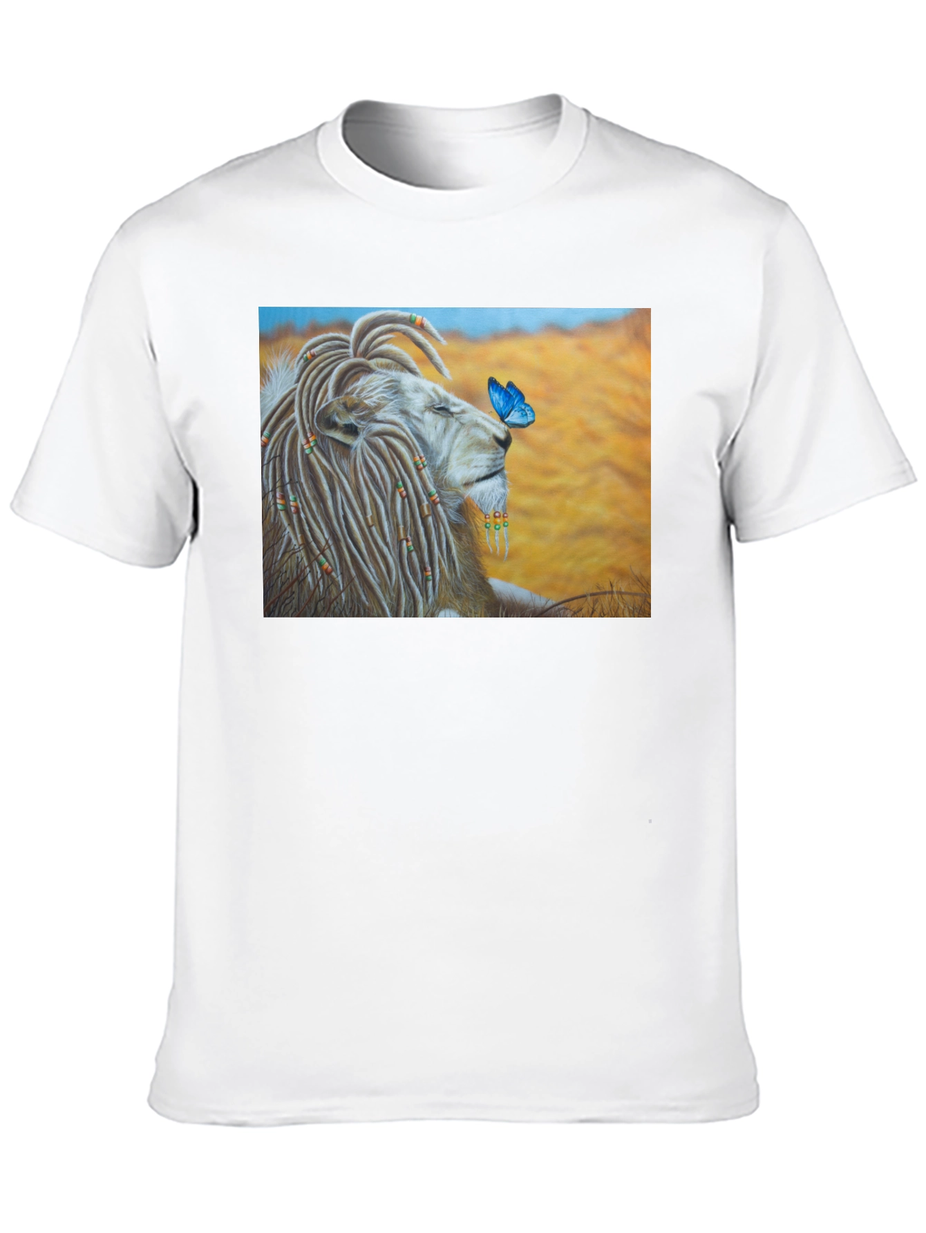 Lion King Butterfly Black T-Shirt