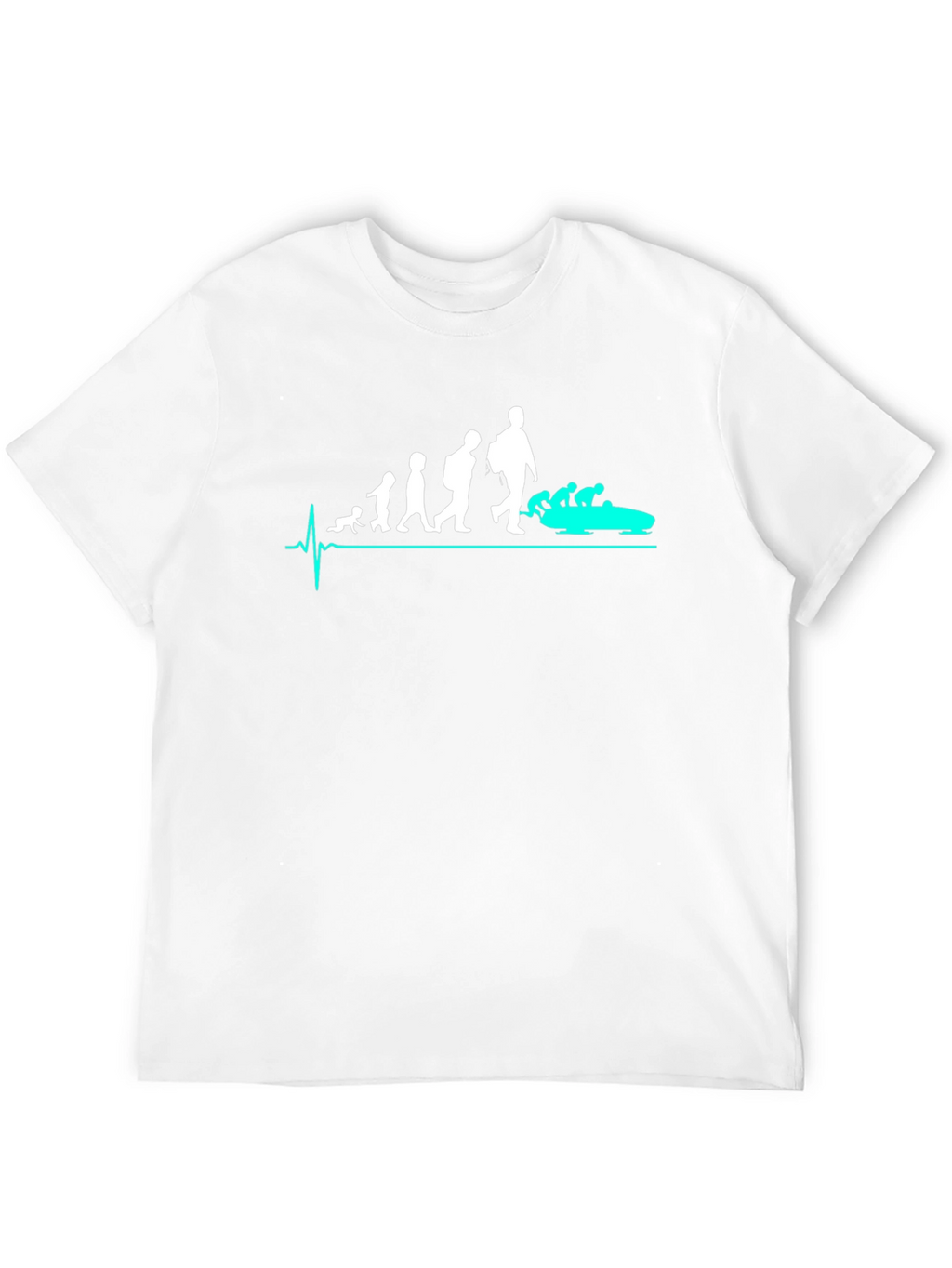 Evolution of Rafting Black T-Shirt