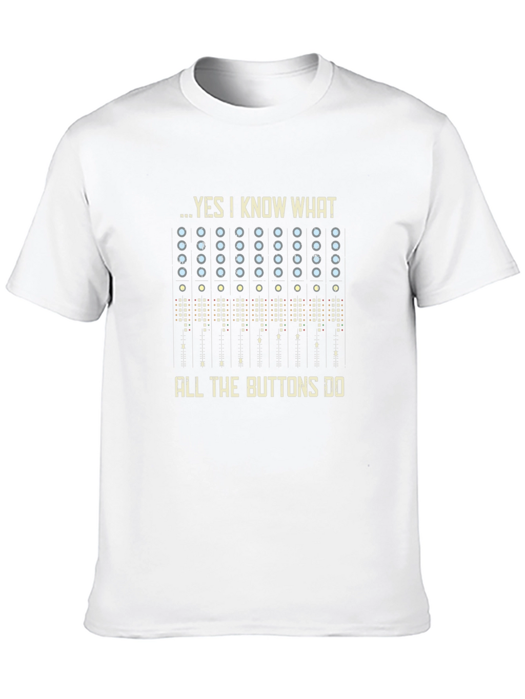 Funny Audio Mixer T-Shirt - Music Producer Tee