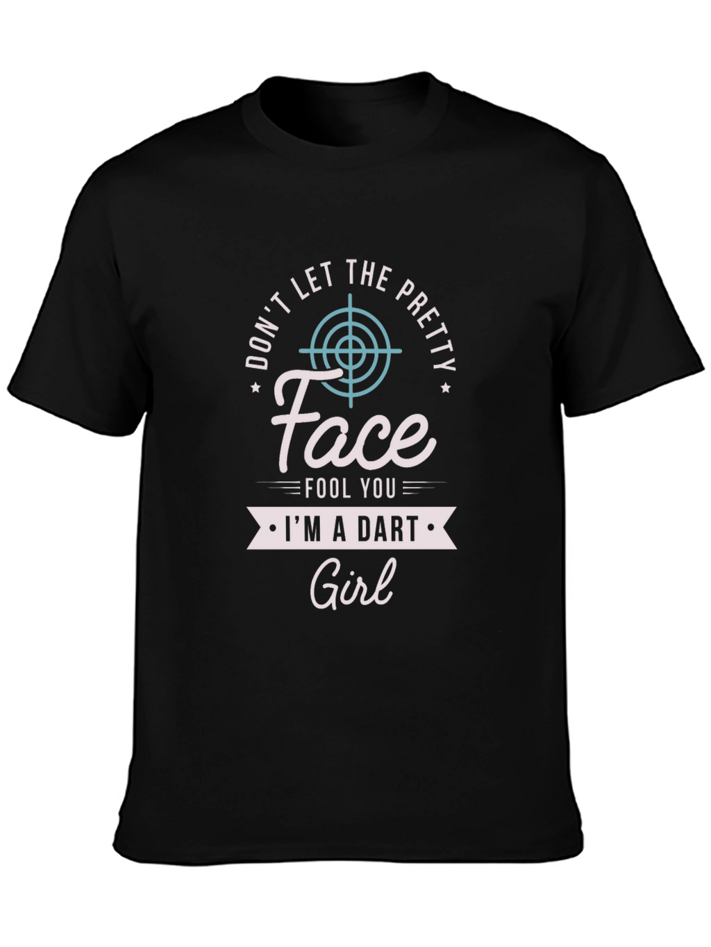 Dart Girl Graphic T-Shirt - Funny Gift Tee
