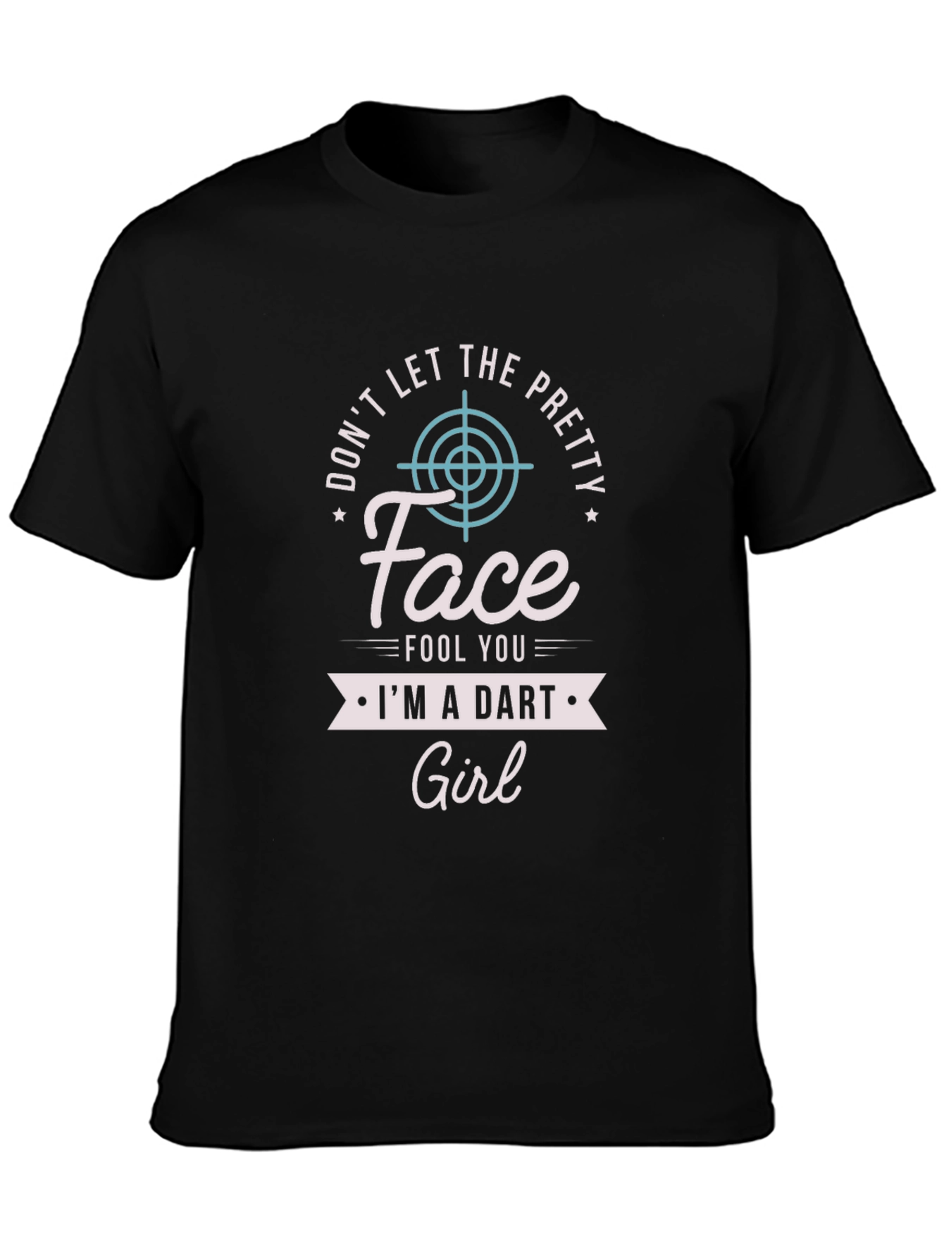 Dart Girl Graphic T-Shirt - Funny Gift Tee