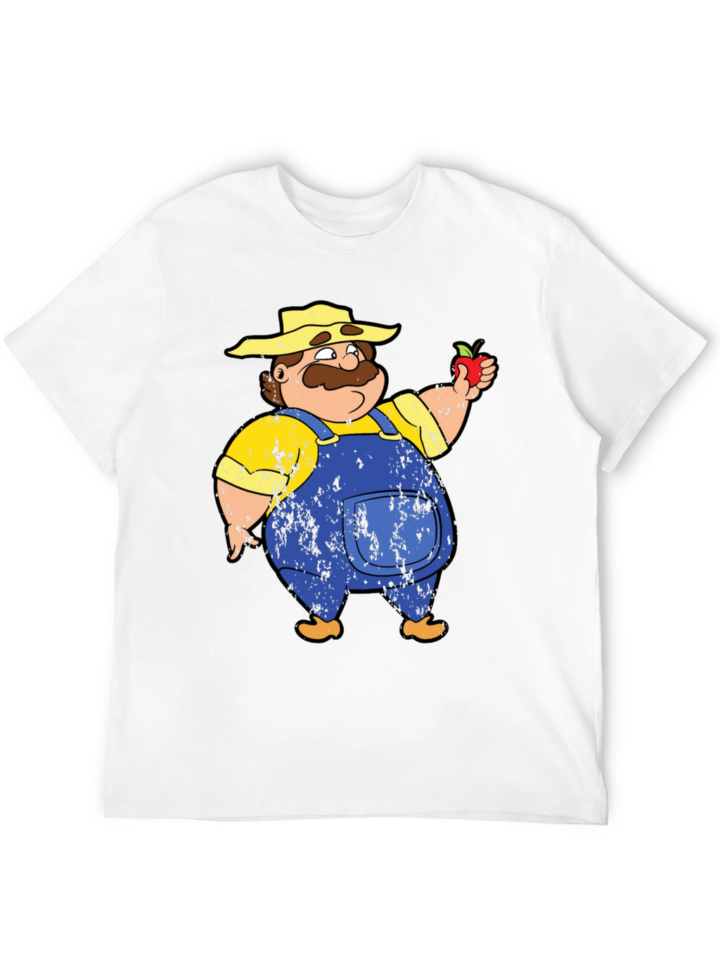 Cartoon Farmer Graphic T-Shirt