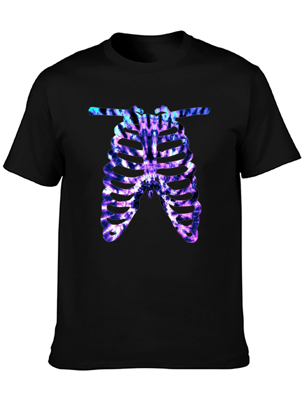 Tie Dye Rib Cage Graphic Tee