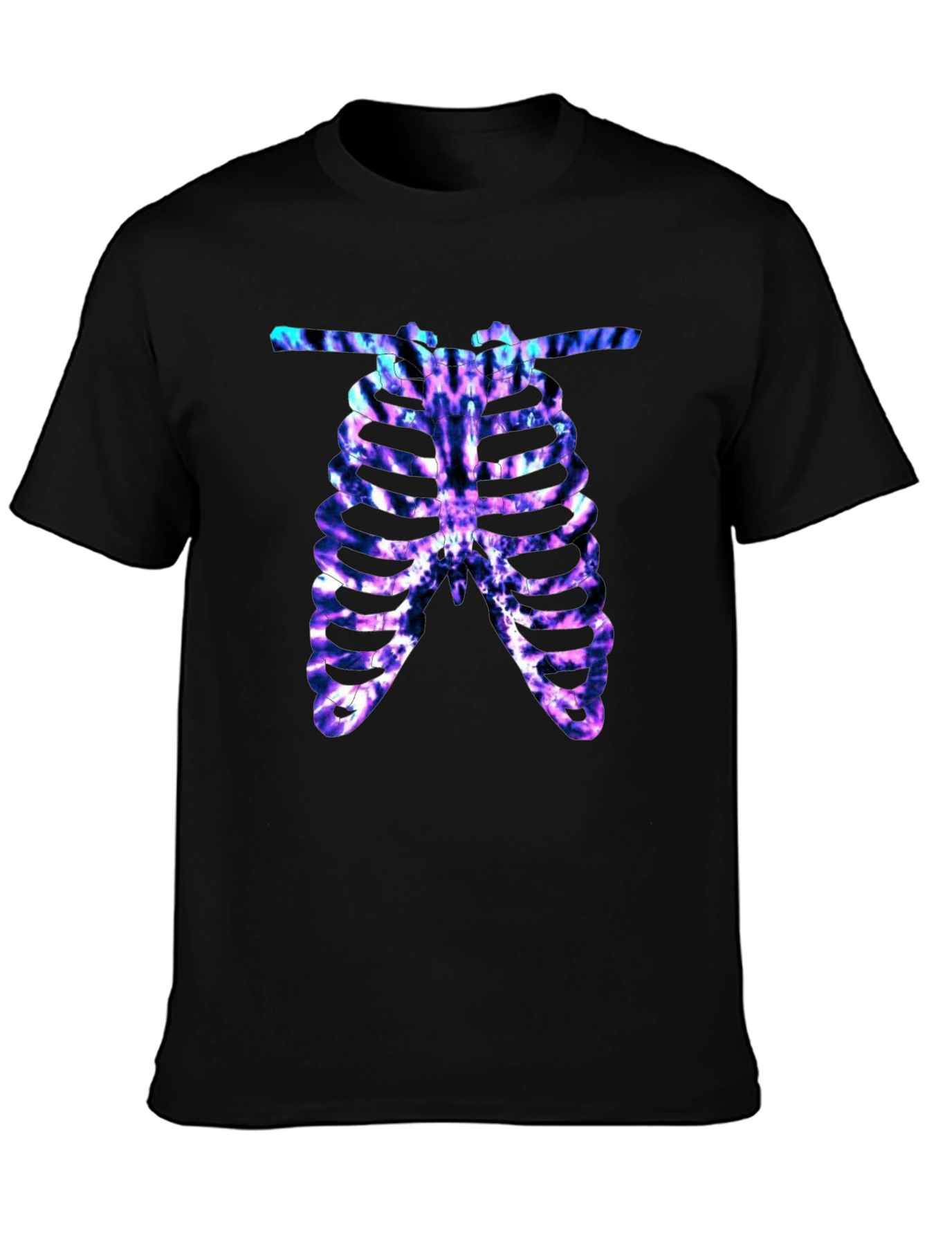 Tie Dye Rib Cage Graphic Tee