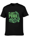 Plant Punk Black T-Shirt - Vegan Muscle Tee