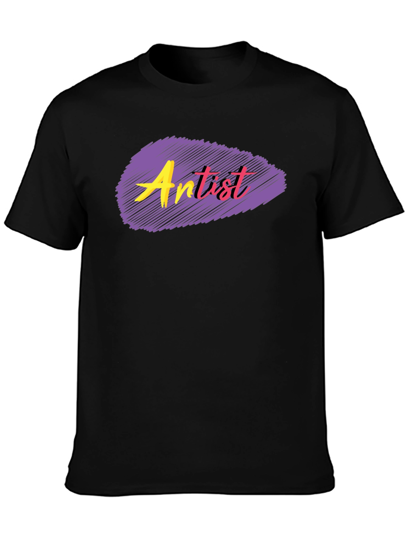 Artist T-Shirt - Black Graphic Tee