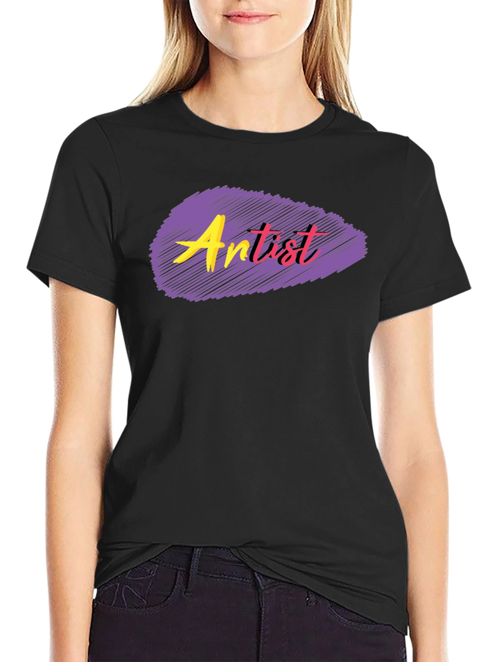 Artist T-Shirt - Black Graphic Tee