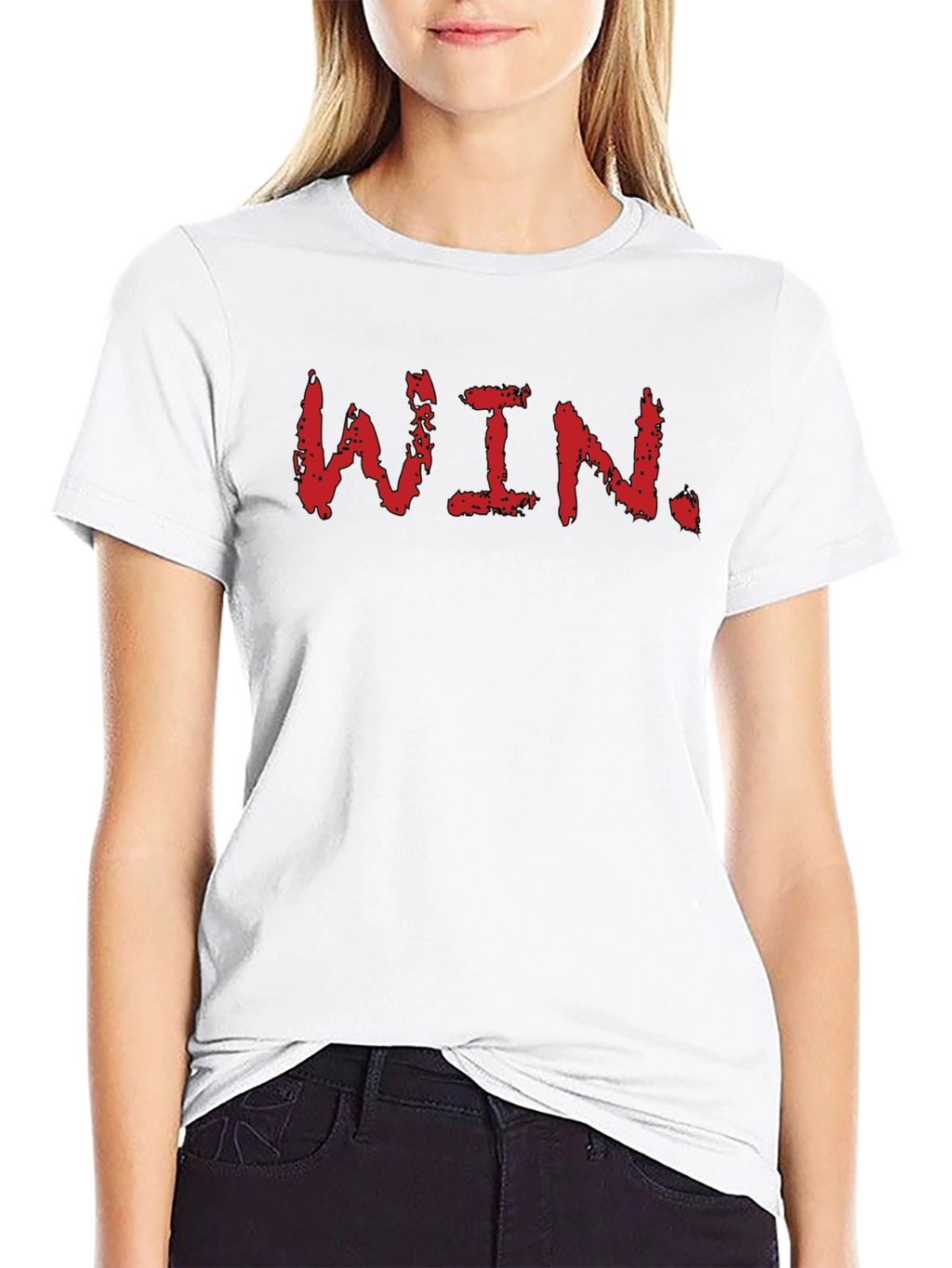 Bold WIN Graphic Tee - Black