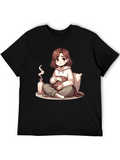 Sad Anime Girl T-Shirt - Unique Graphic Tee