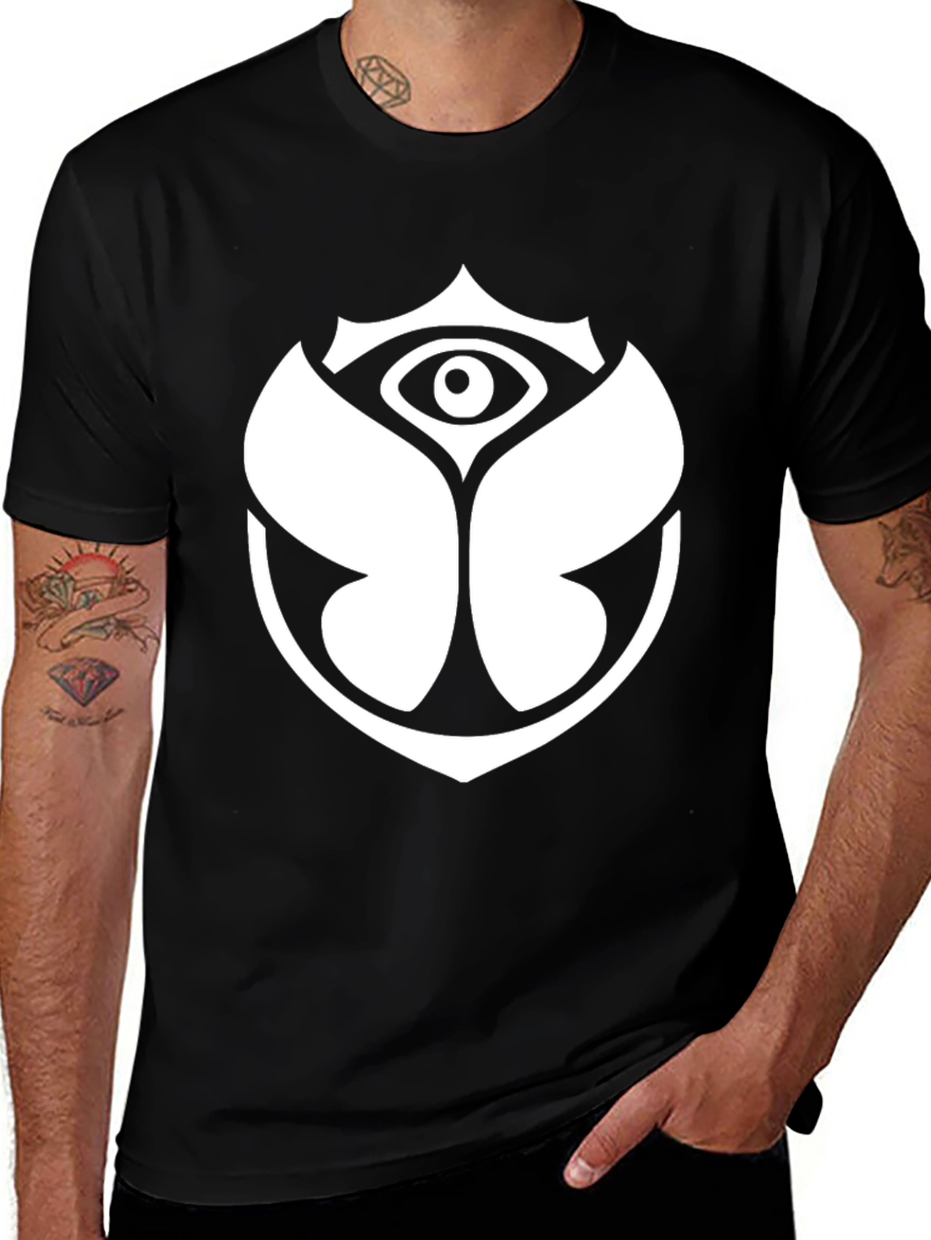 Tomorrowland Logo T-Shirt - Black Graphic Tee