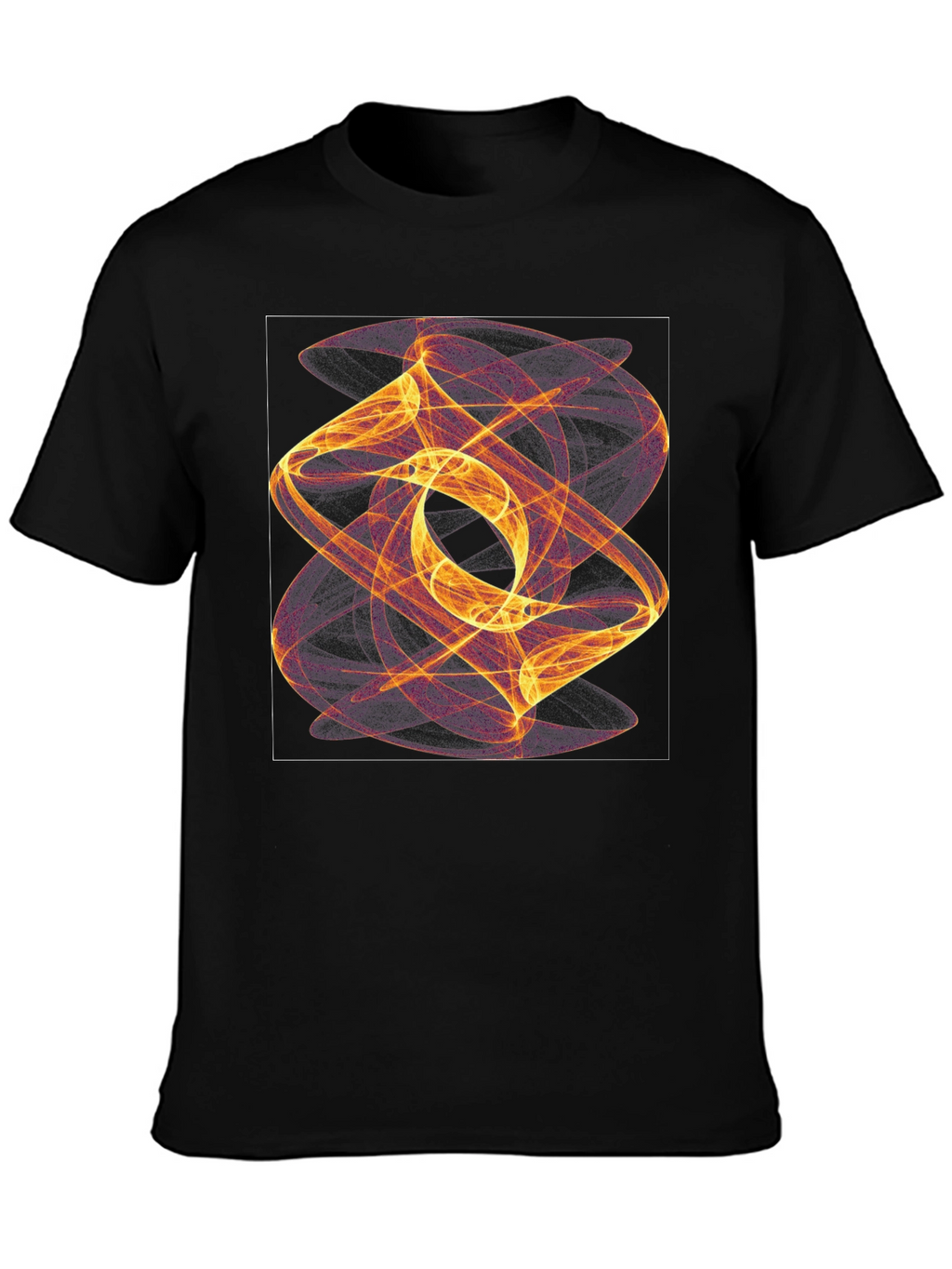 Abstract Swirl Graphic Tee - Modern Art Shirt