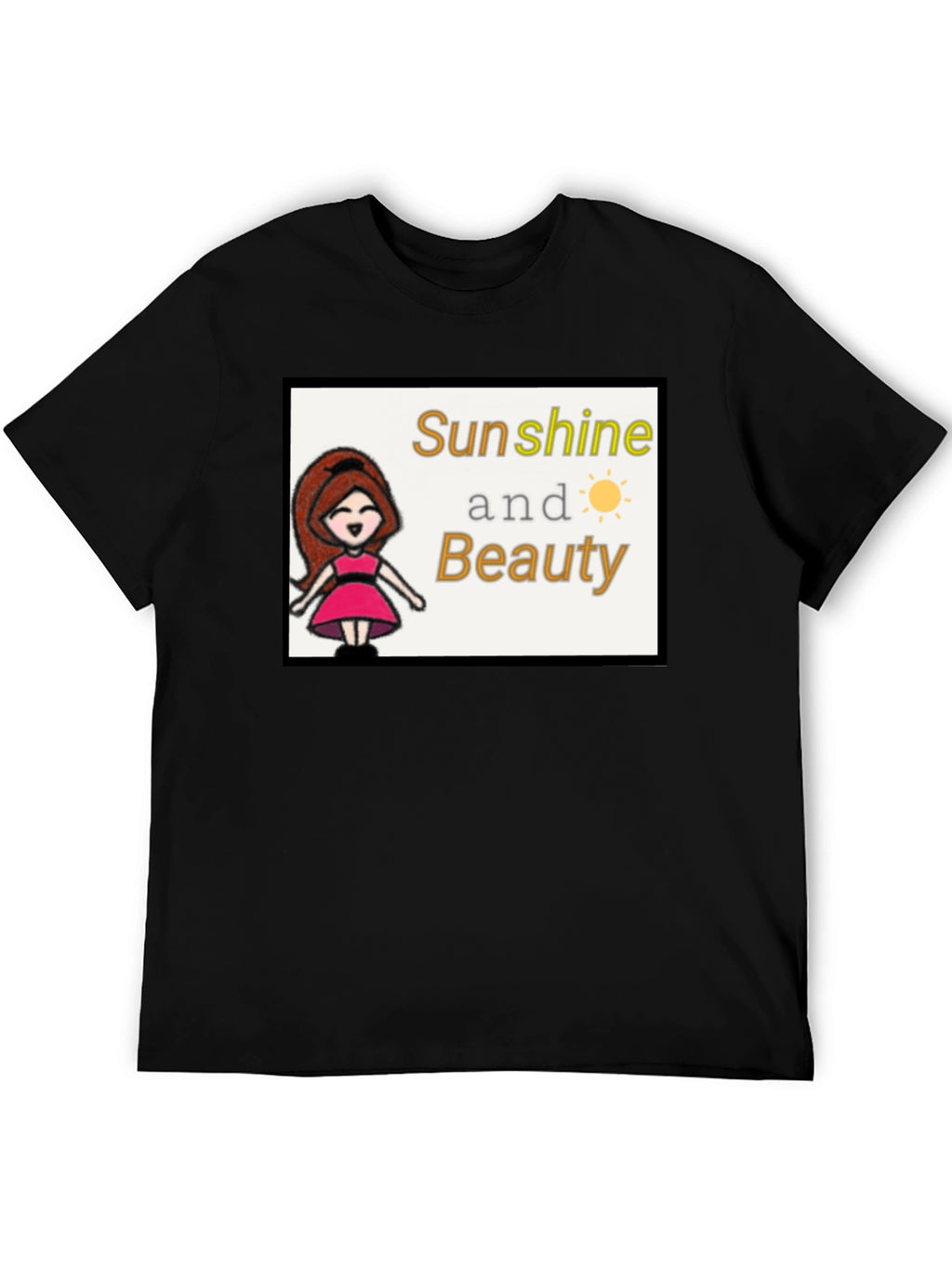 Sunshine & Beauty Tee - Cute Graphic T-Shirt