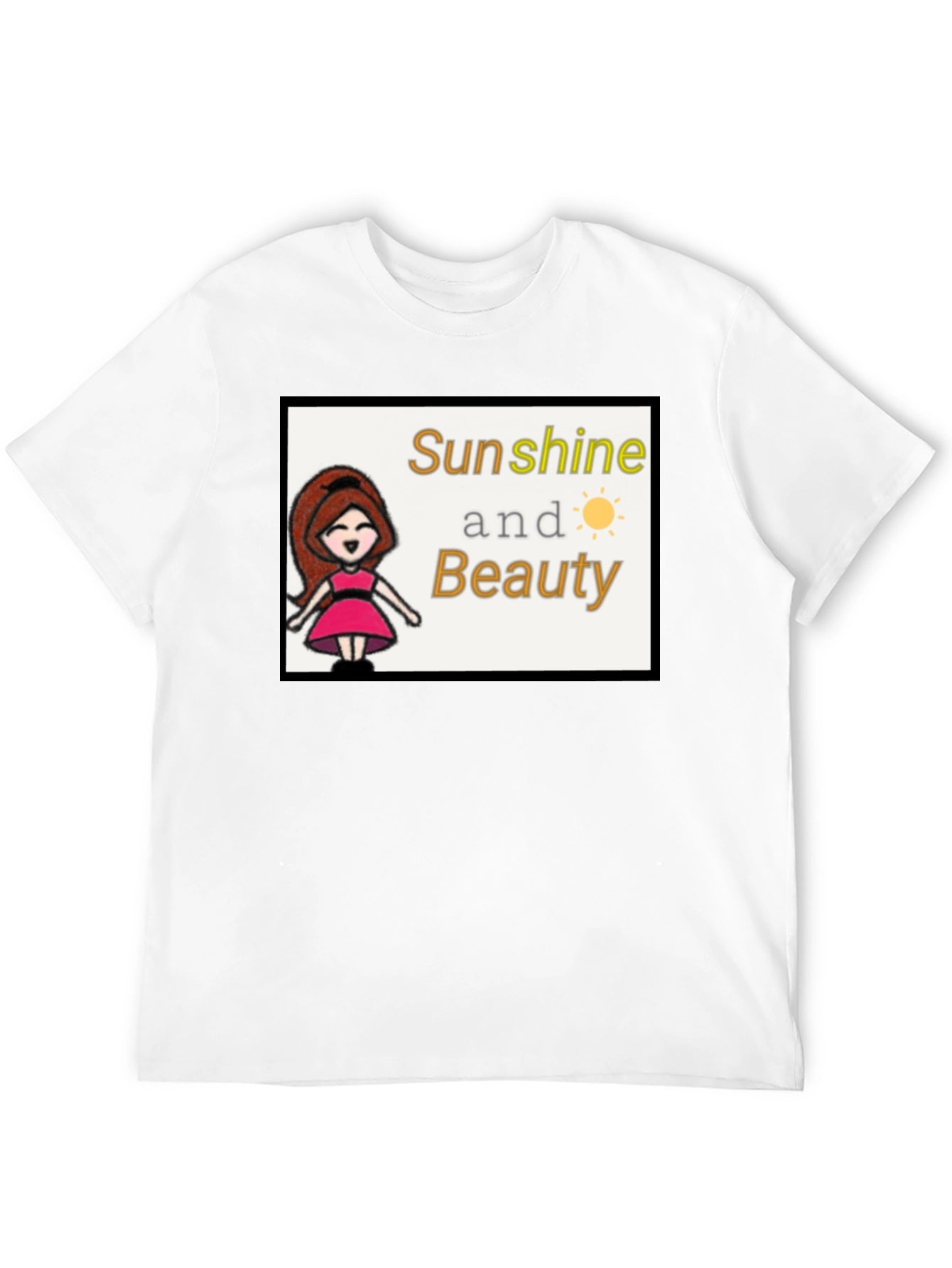 Sunshine & Beauty Tee - Cute Graphic T-Shirt