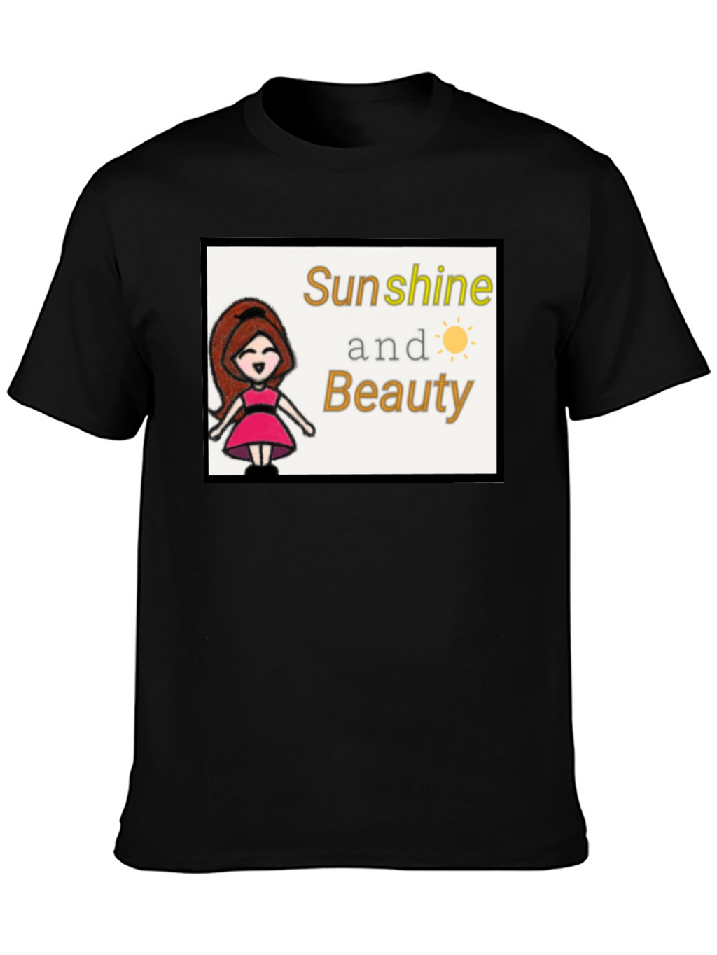 Sunshine & Beauty Tee - Cute Graphic T-Shirt