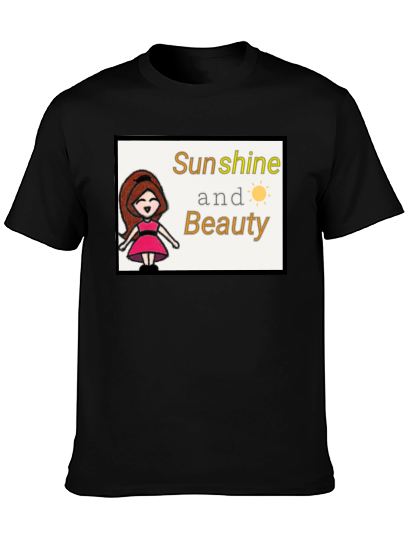 Sunshine & Beauty Tee - Cute Graphic T-Shirt
