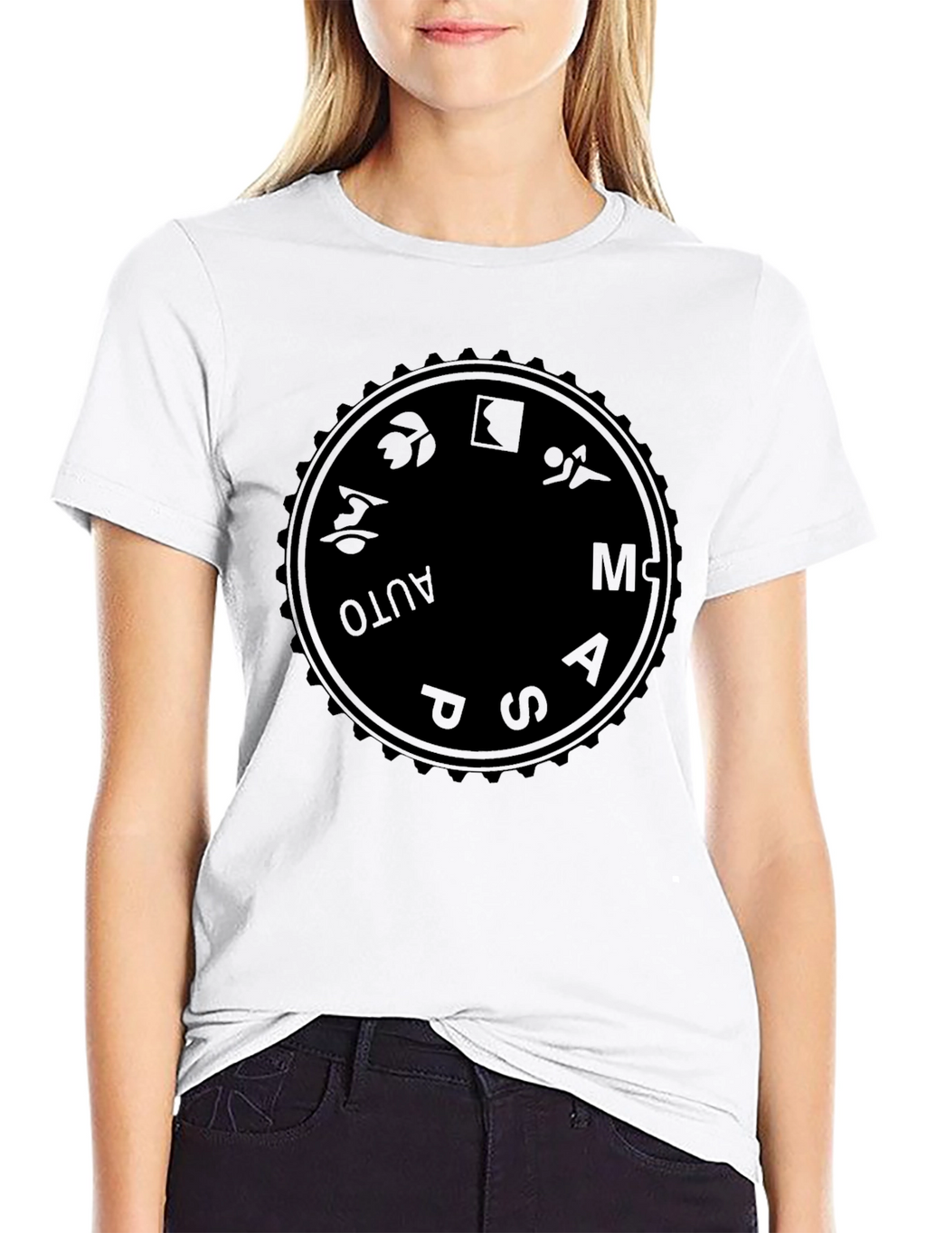 Camera Mode Dial Graphic T-Shirt