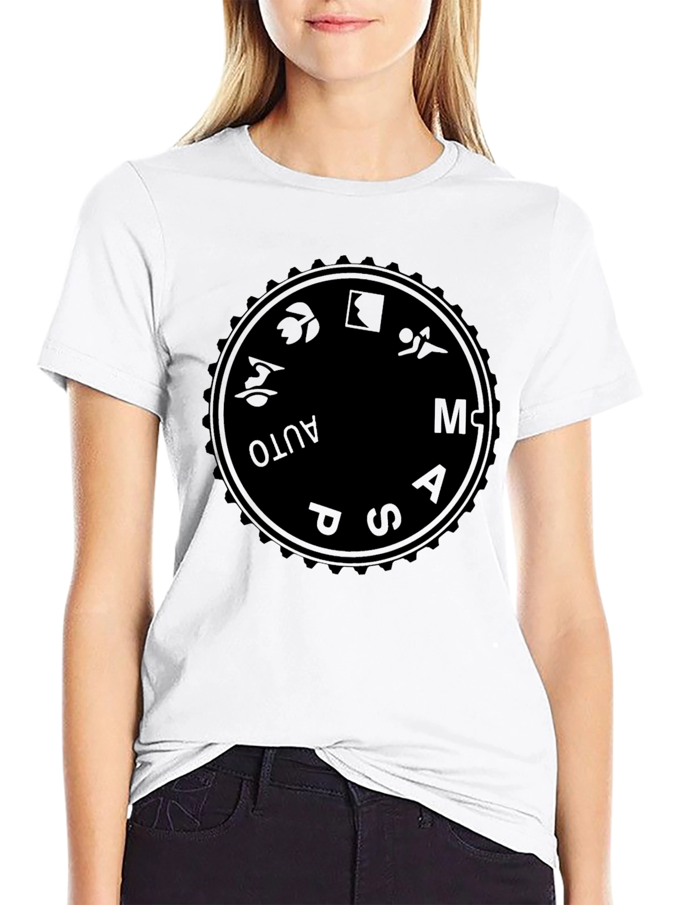 Camera Mode Dial Graphic T-Shirt