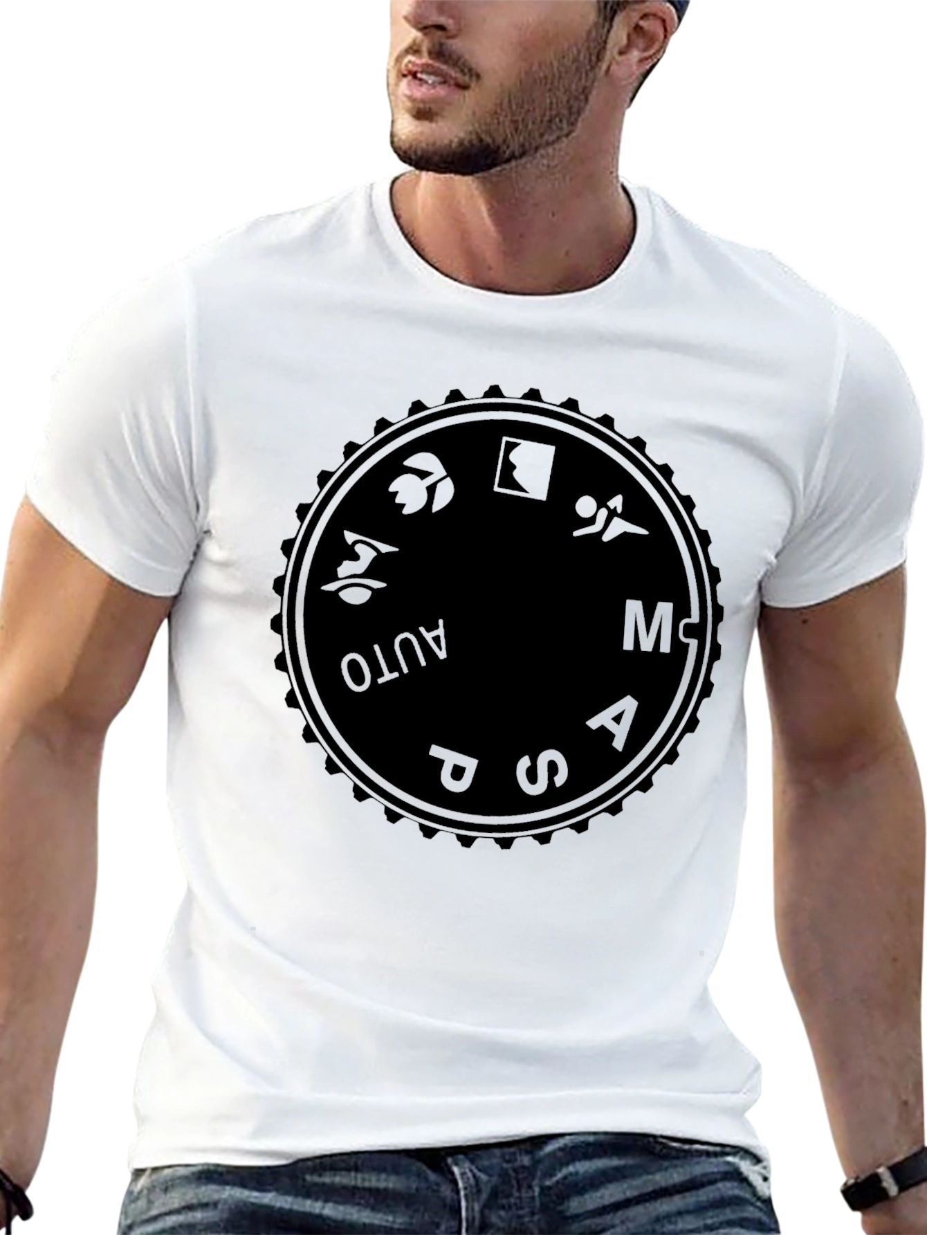 Camera Mode Dial Graphic T-Shirt
