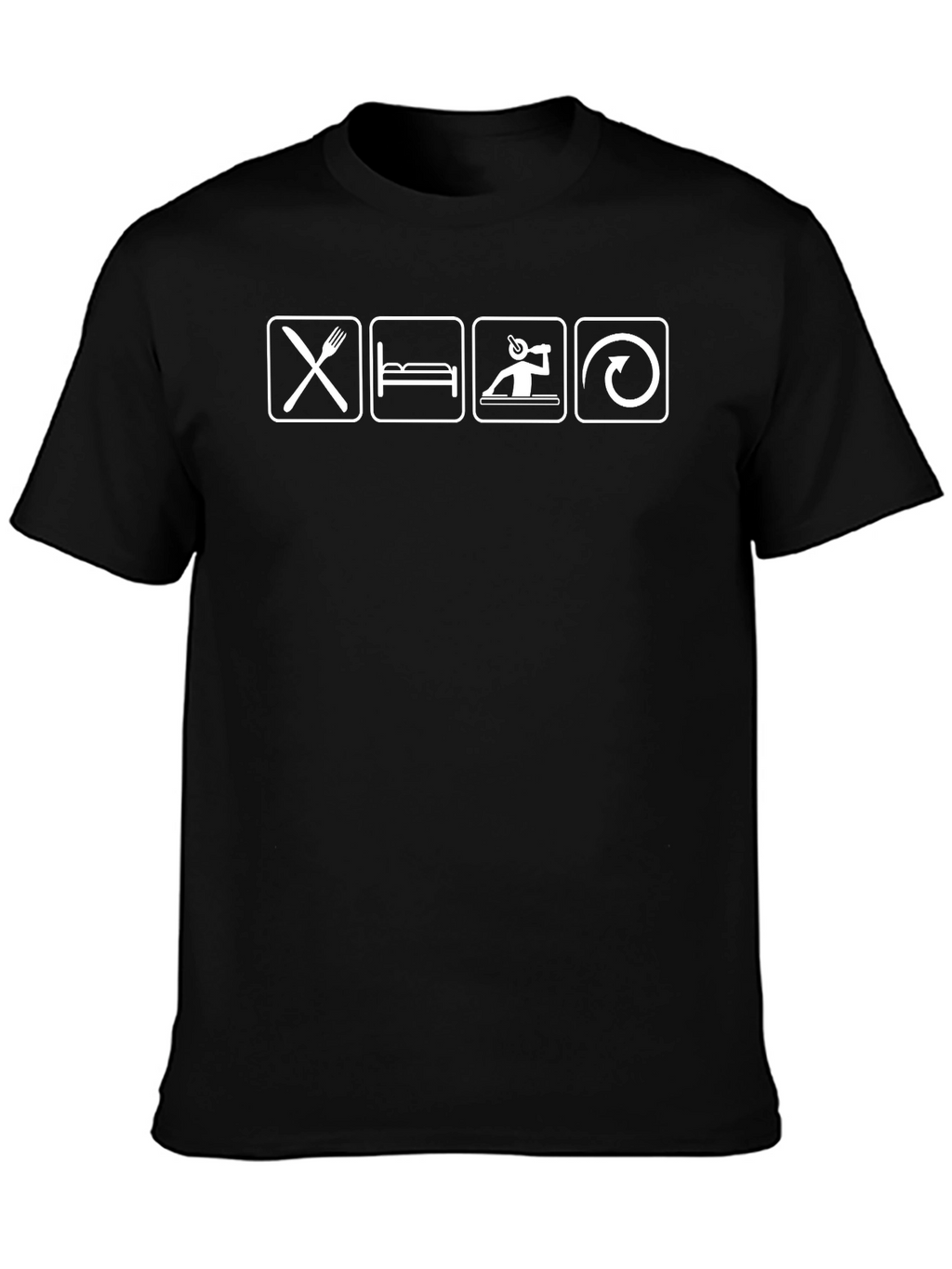 Eat Sleep Rave Repeat Funny T-Shirt