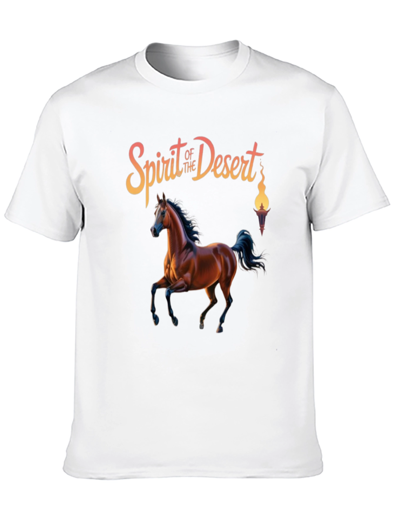 Spirit of the Desert Horse Graphic T-Shirt
