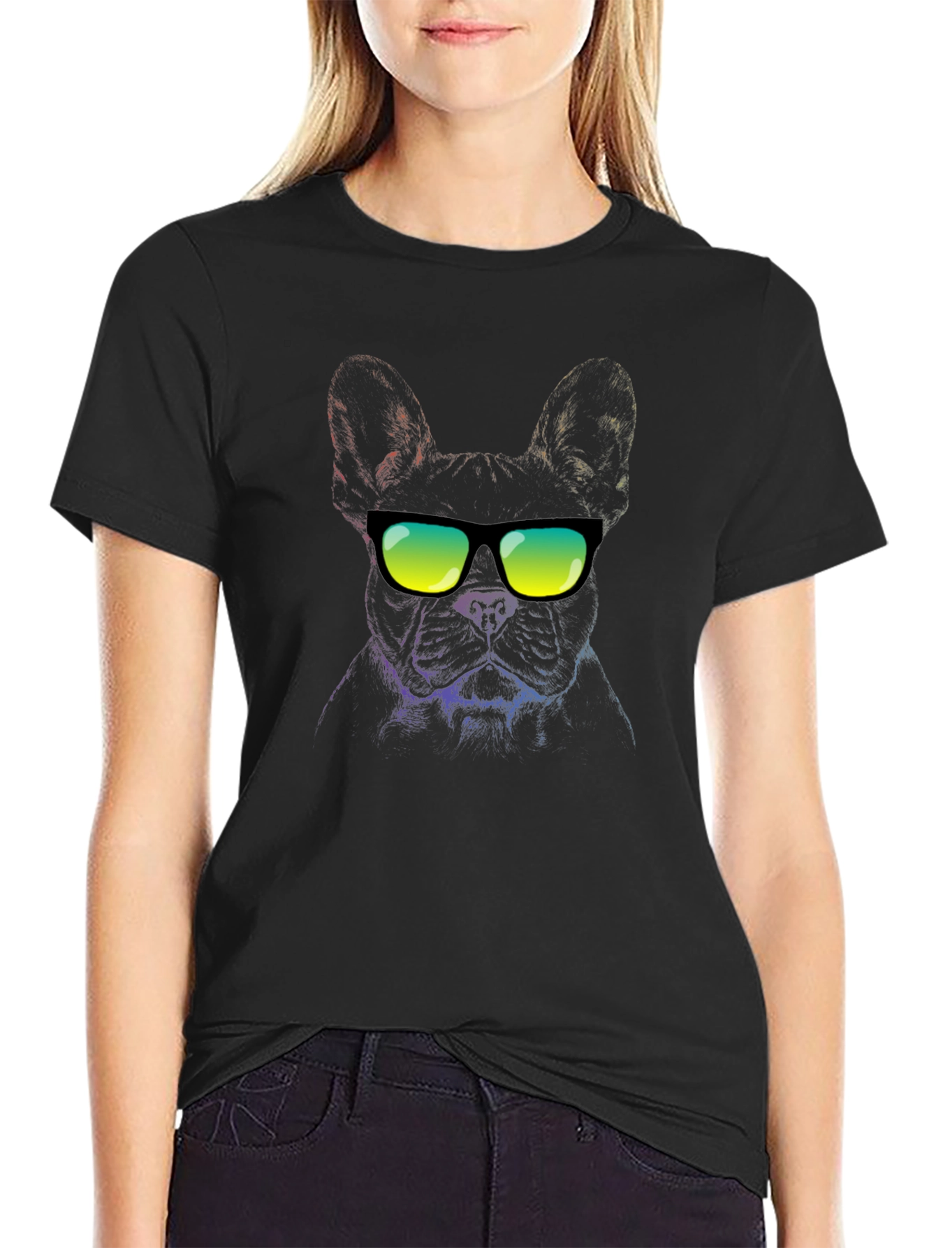 Cool Dog Graphic T-Shirt