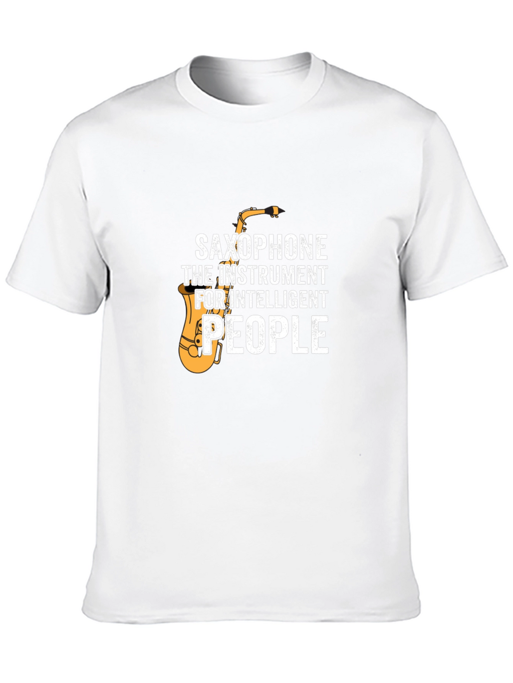 Saxophone Intelligent People Graphic T-Shirt
