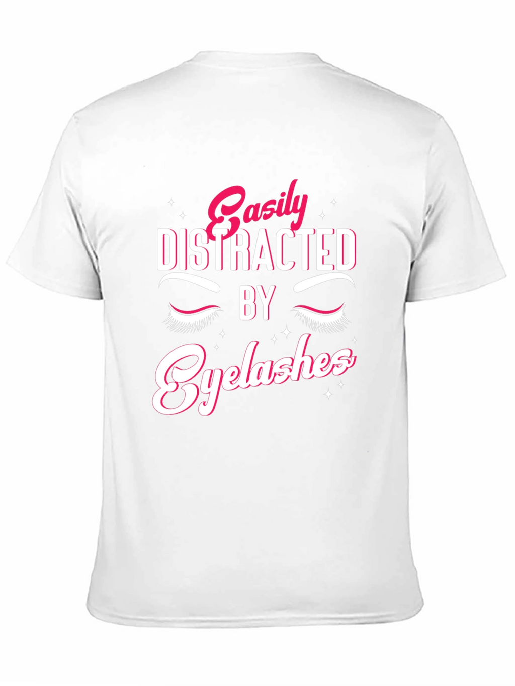 Easily Distracted By Eyelashes Graphic Tee