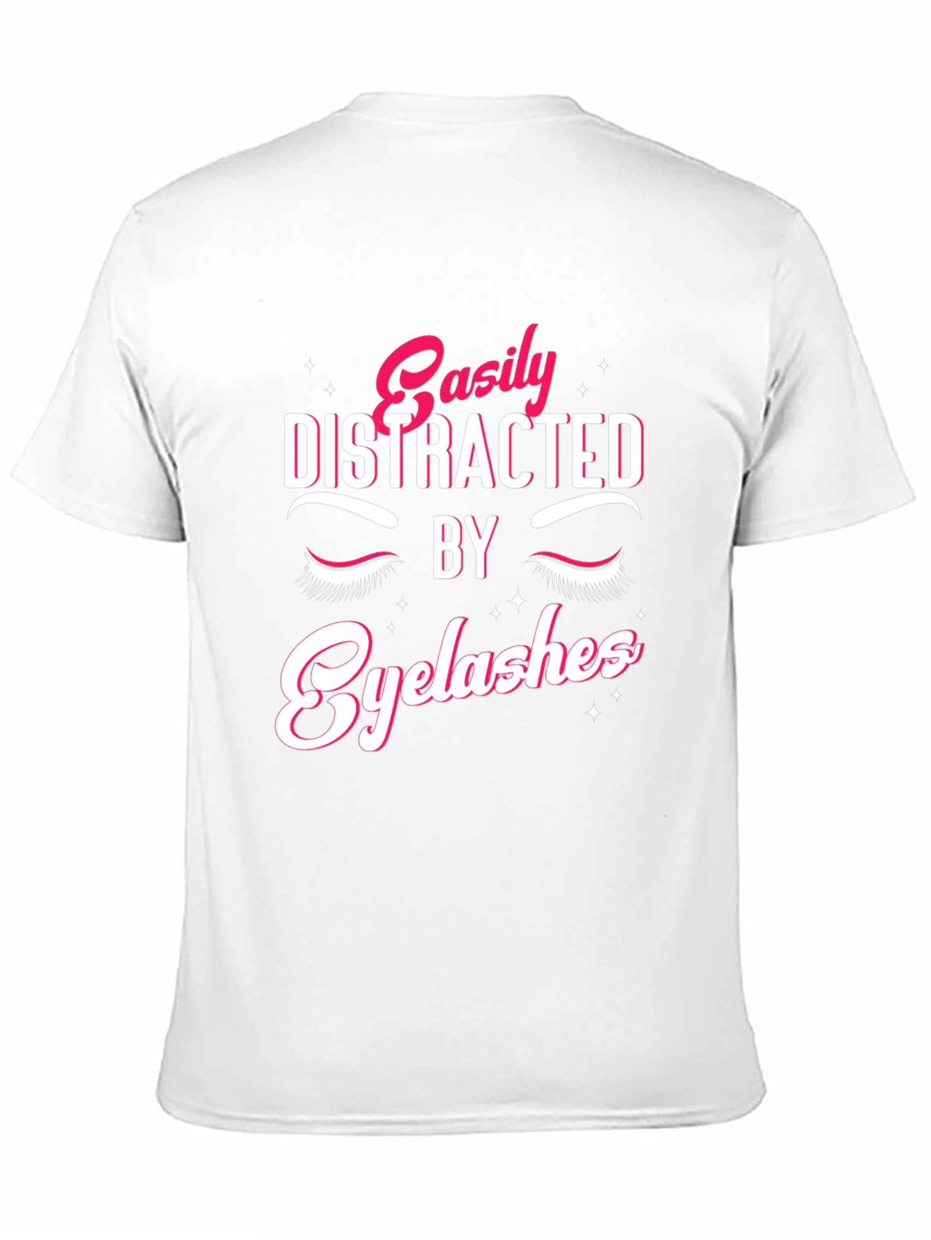 Easily Distracted By Eyelashes Graphic Tee