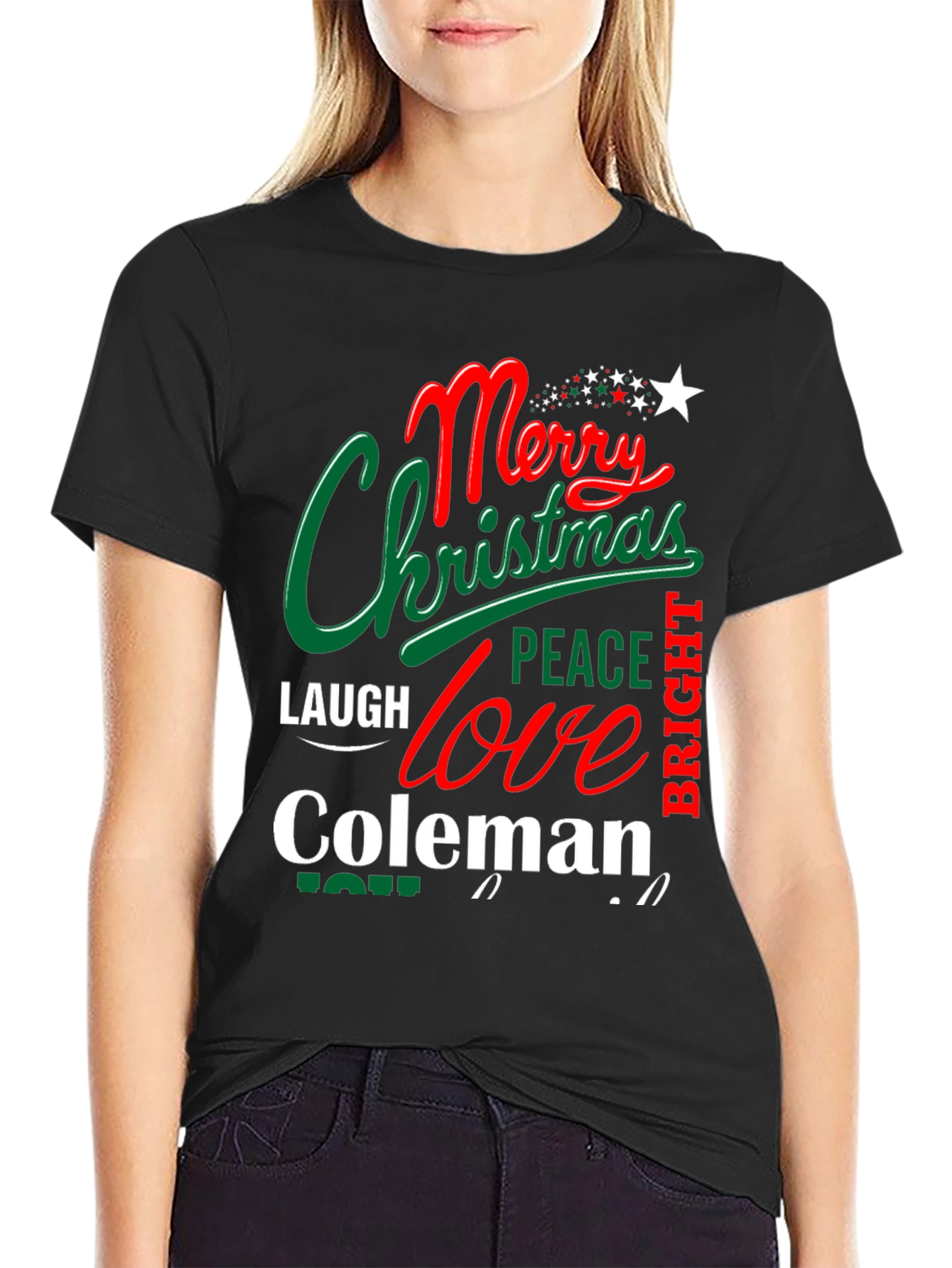 Merry Christmas Coleman T-Shirt Holiday Tee