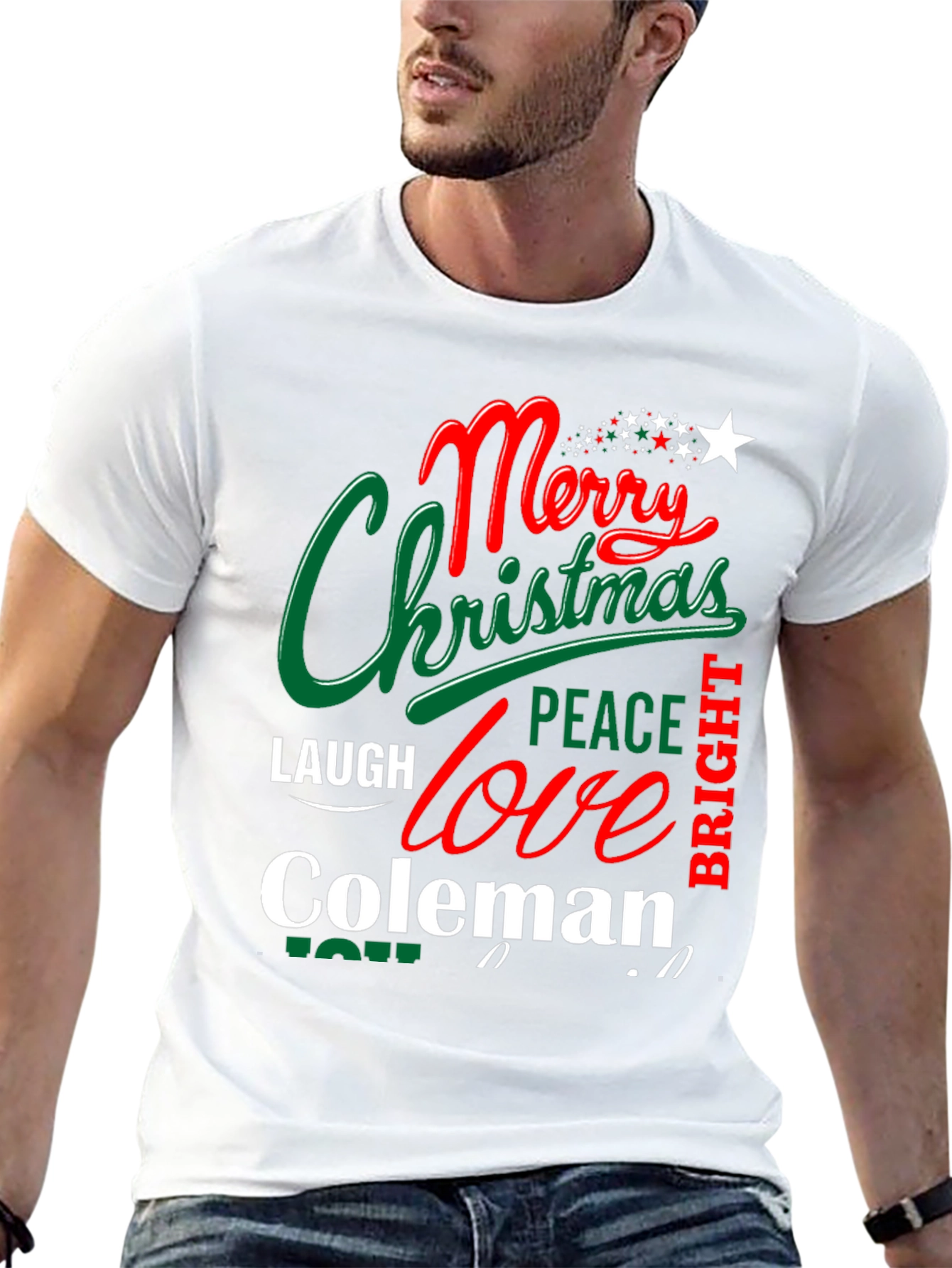 Merry Christmas Coleman T-Shirt Holiday Tee