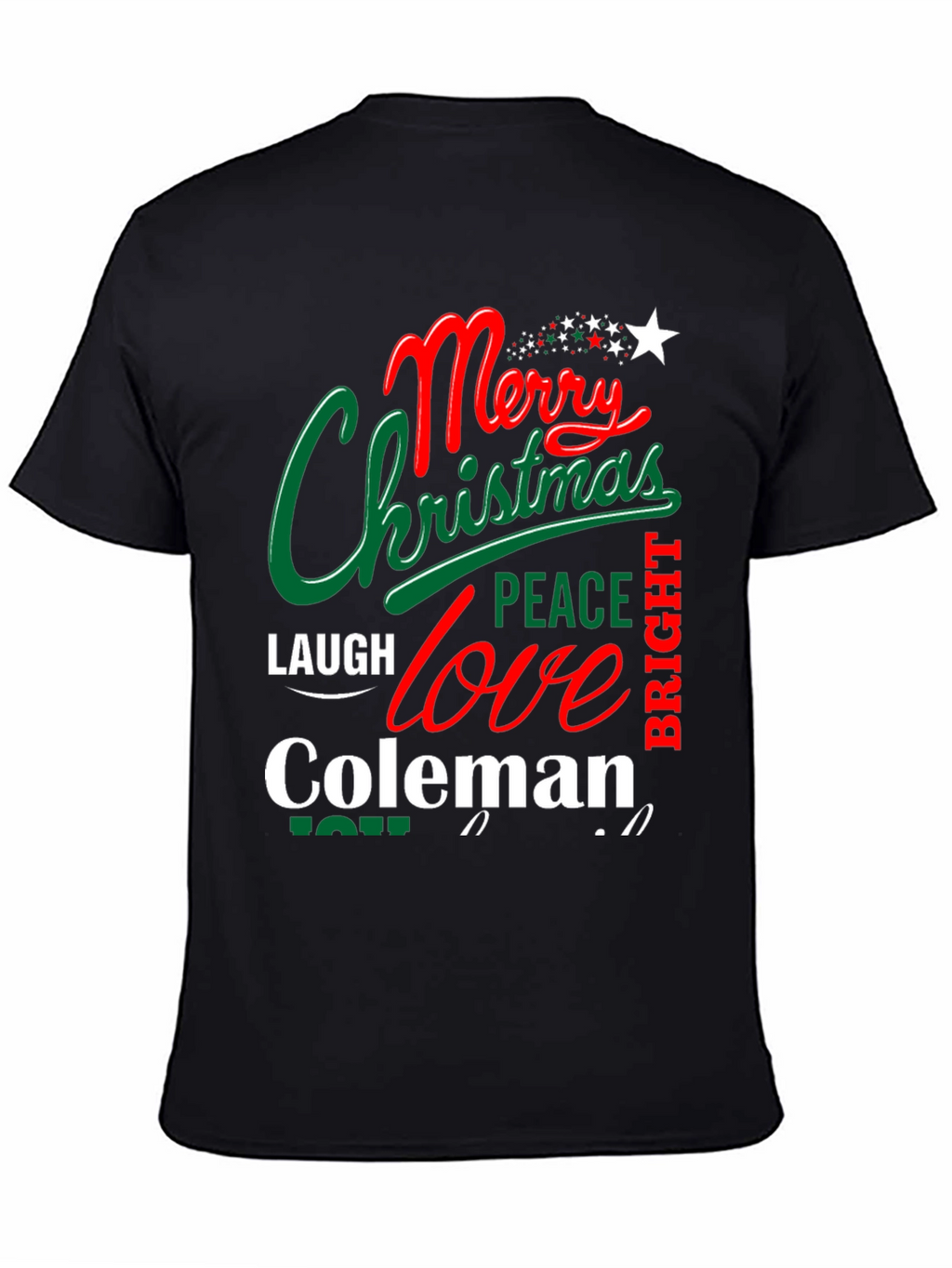 Merry Christmas Coleman T-Shirt Holiday Tee