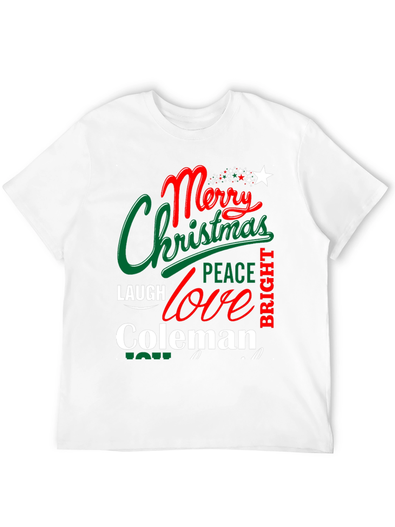 Merry Christmas Coleman T-Shirt Holiday Tee