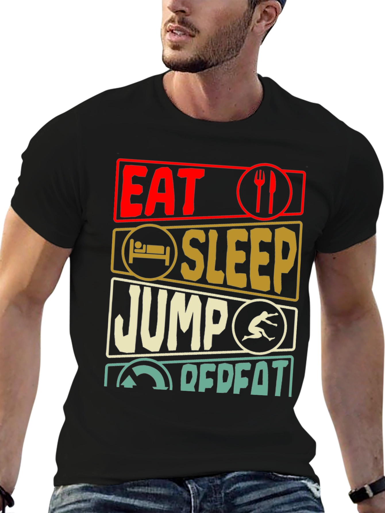 Eat Sleep Jump Repeat T-Shirt