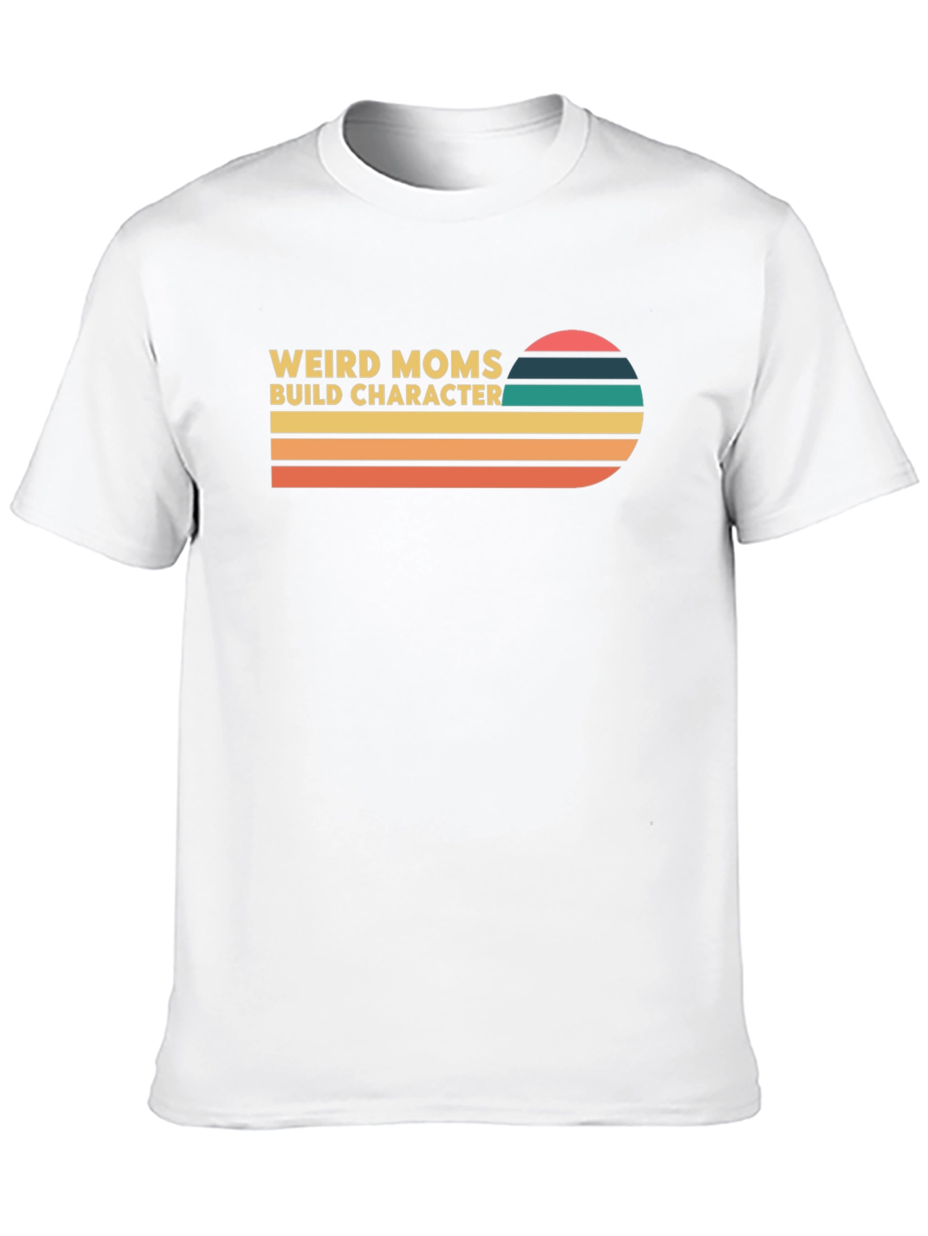 Weird Moms Build Character Retro Tee